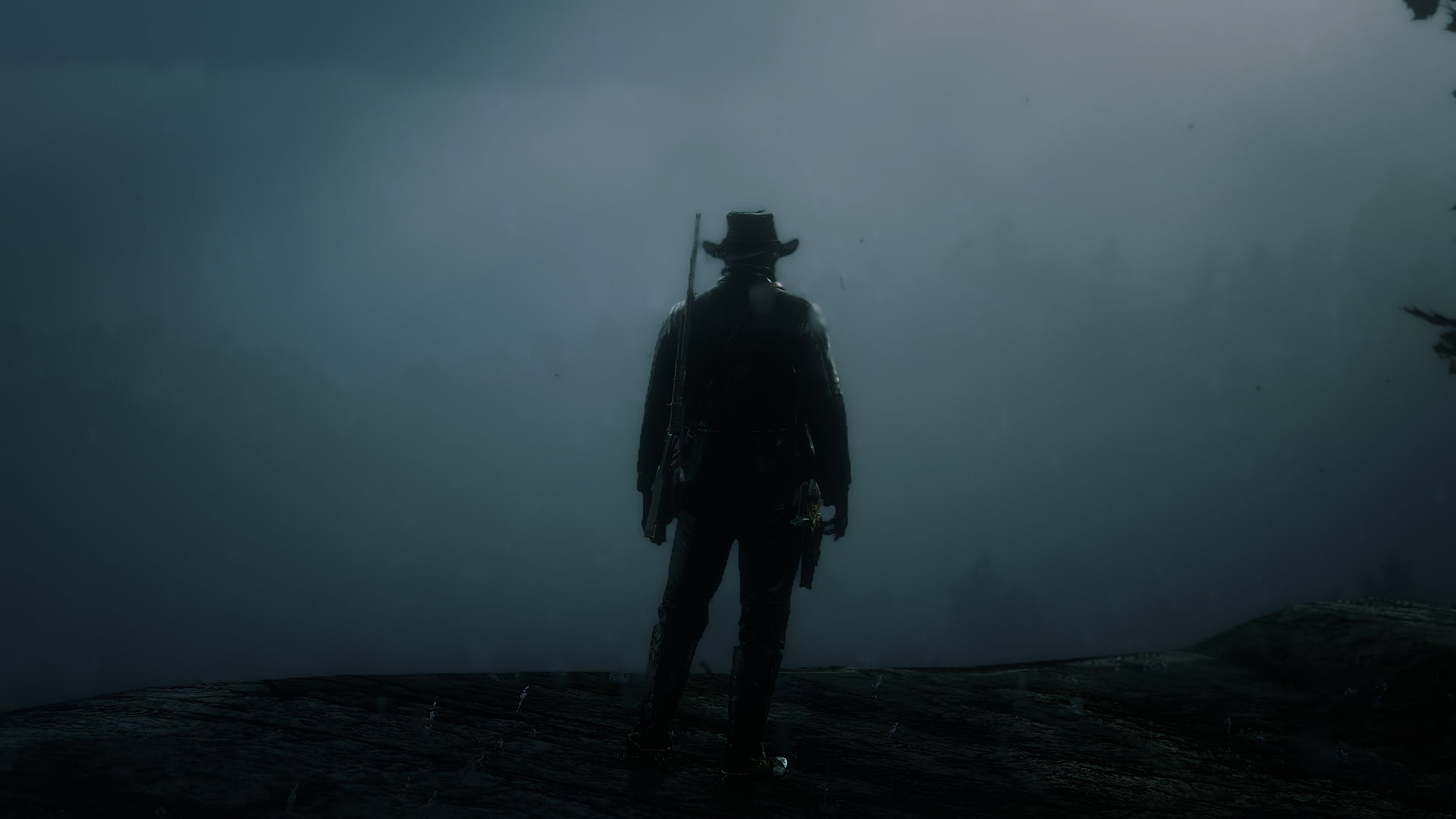 1080P, video games, sunset, dusk, Red Dead Redemption 2, Arthur Morgan, HD Wallpaper