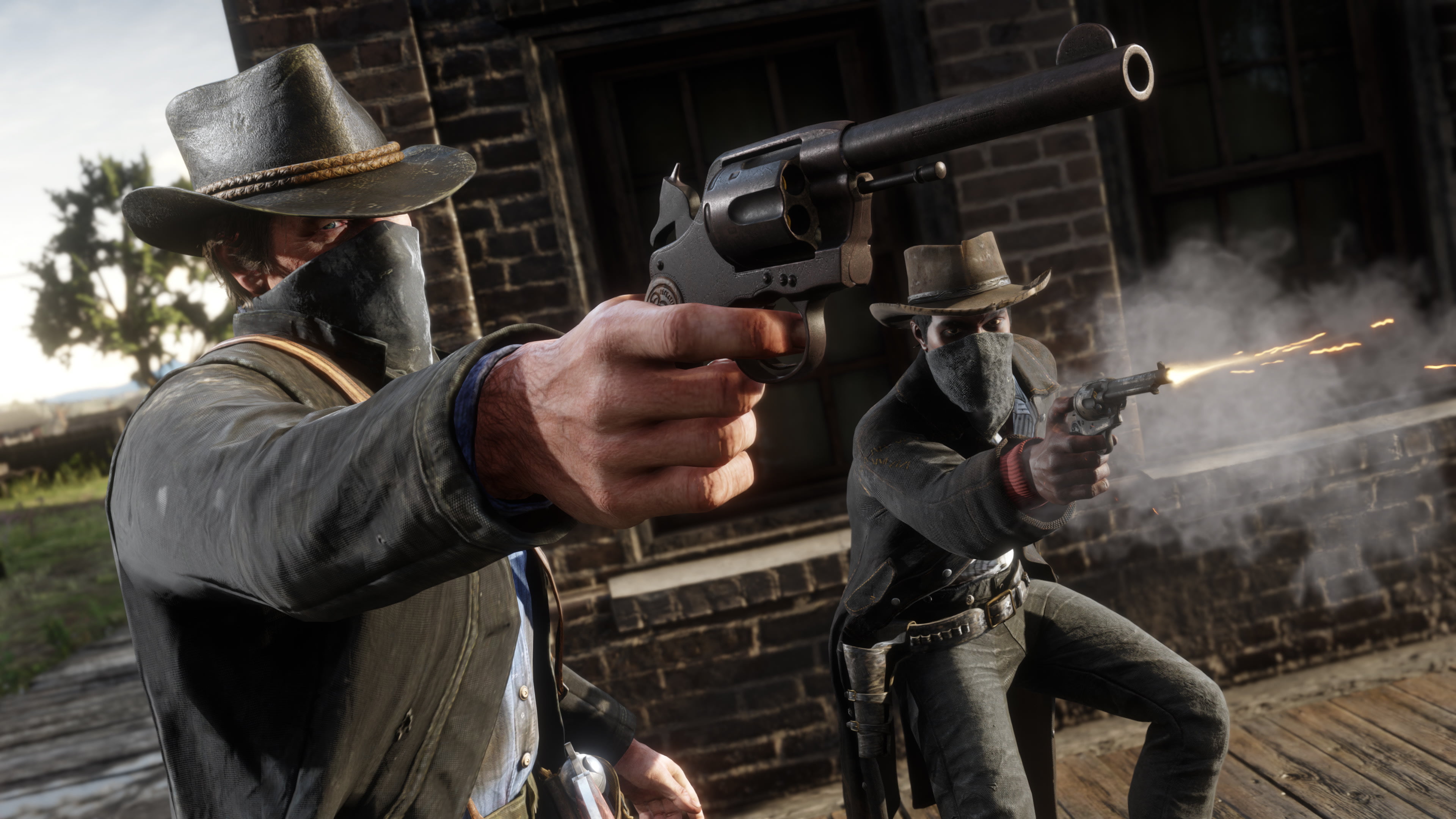 Red Dead Redemption 2, Arthur Morgan, Red Dead, Lenny Summers, 4K, HD Wallpaper