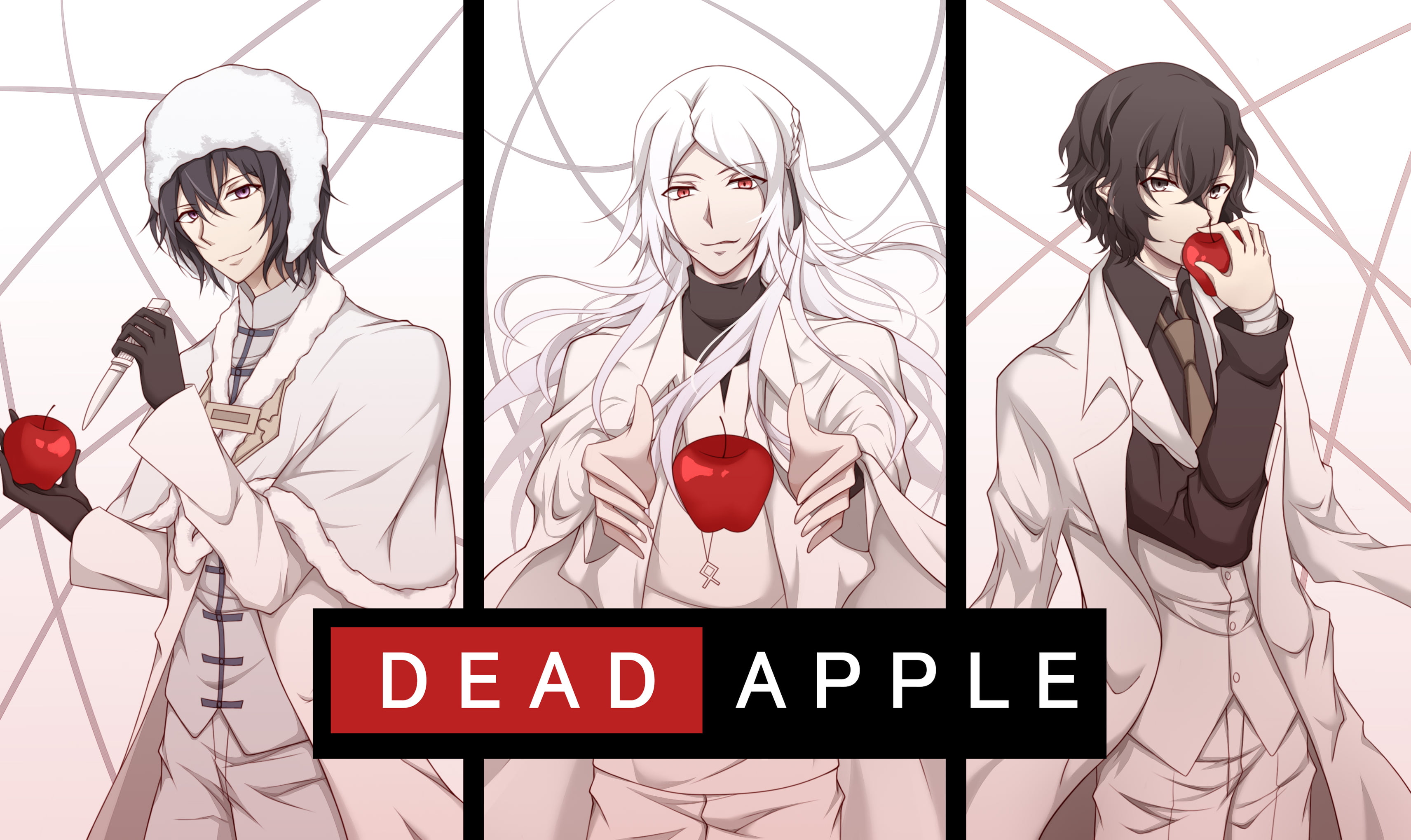 Tatsuhiko Shibusawa, Fyodor Dostoyevsky, Bungou Stray Dogs: Dead Apple, Osamu Dazai, Movie, 2K, HD Wallpaper