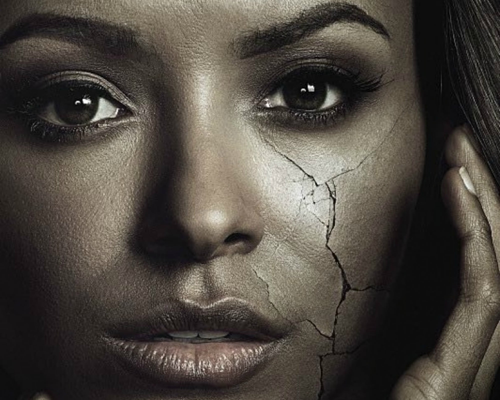 adult, poster, fashion, portrait, beautiful woman, witch, eyeshadow, actress, studio shot, beauty, 1080P, face, eyes, teardrop, fantasy, dark, woman, women, HD Wallpaper