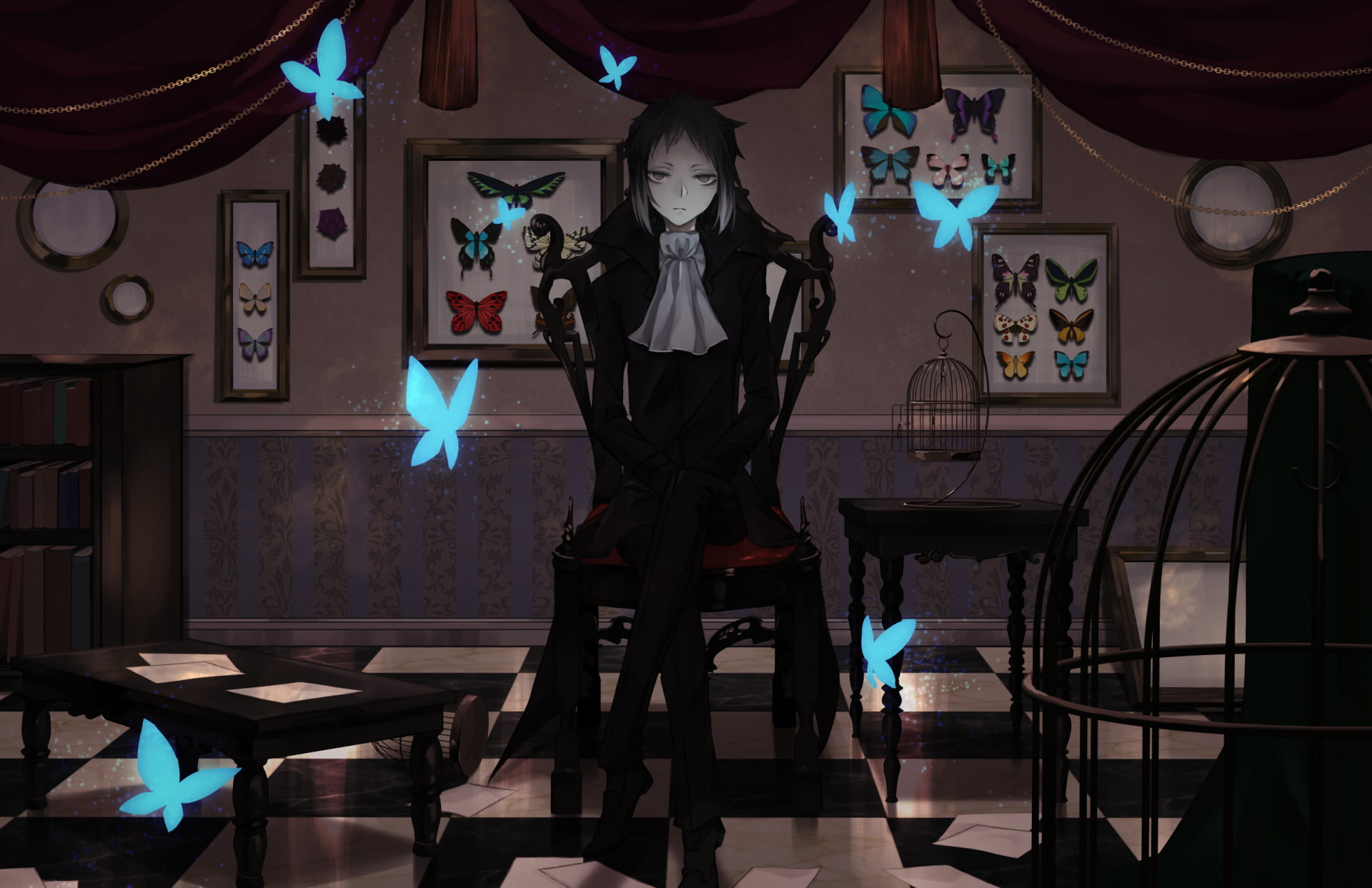 Anime, Ryūnosuke Akutagawa, 1080P, Bungou Stray Dogs, HD Wallpaper