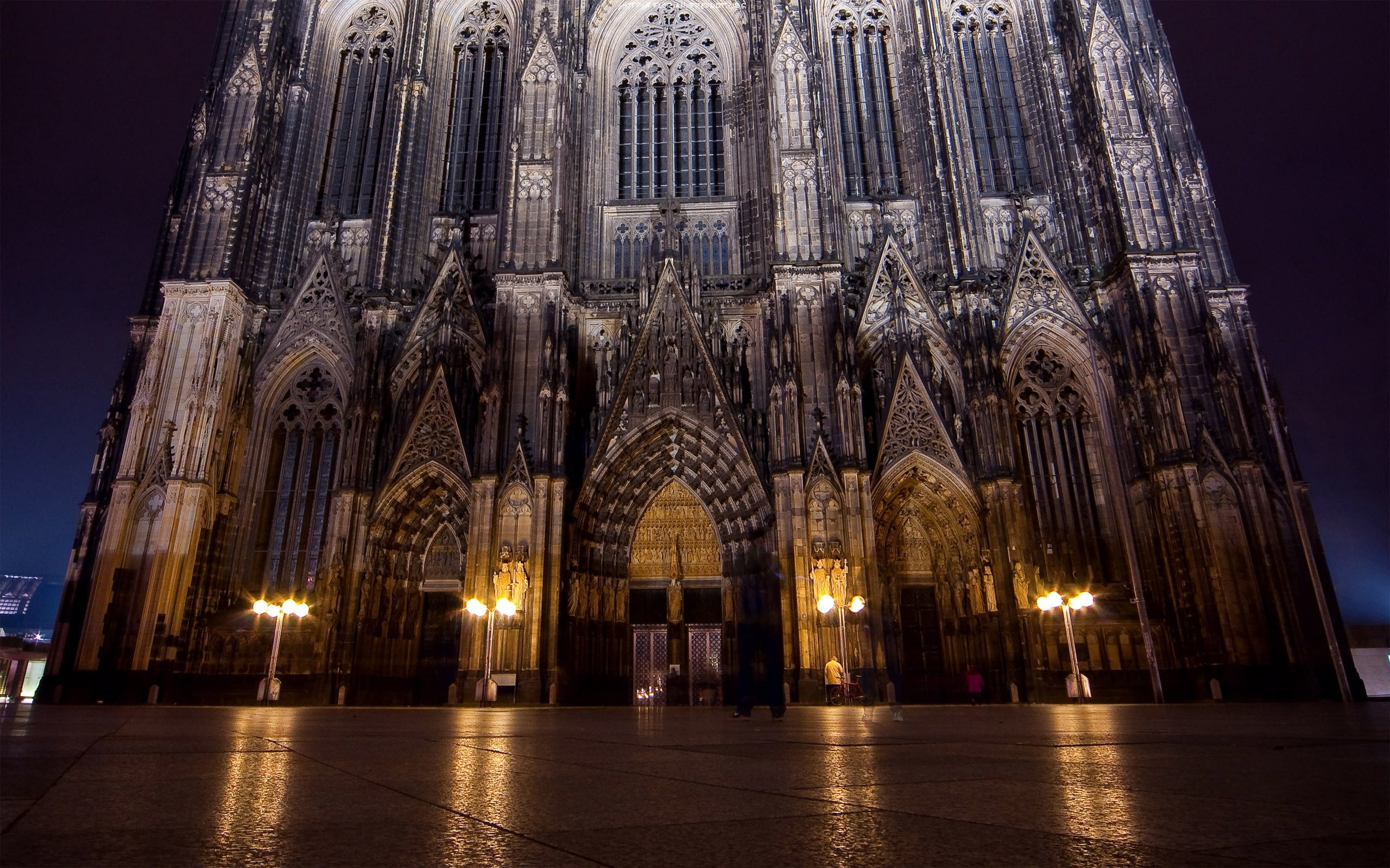 style, arch, cologne, cultures, window, illuminated, catholicism, travel, places Of Worship, tourism, spirituality, belief, white, building exterior, city, HD Wallpaper
