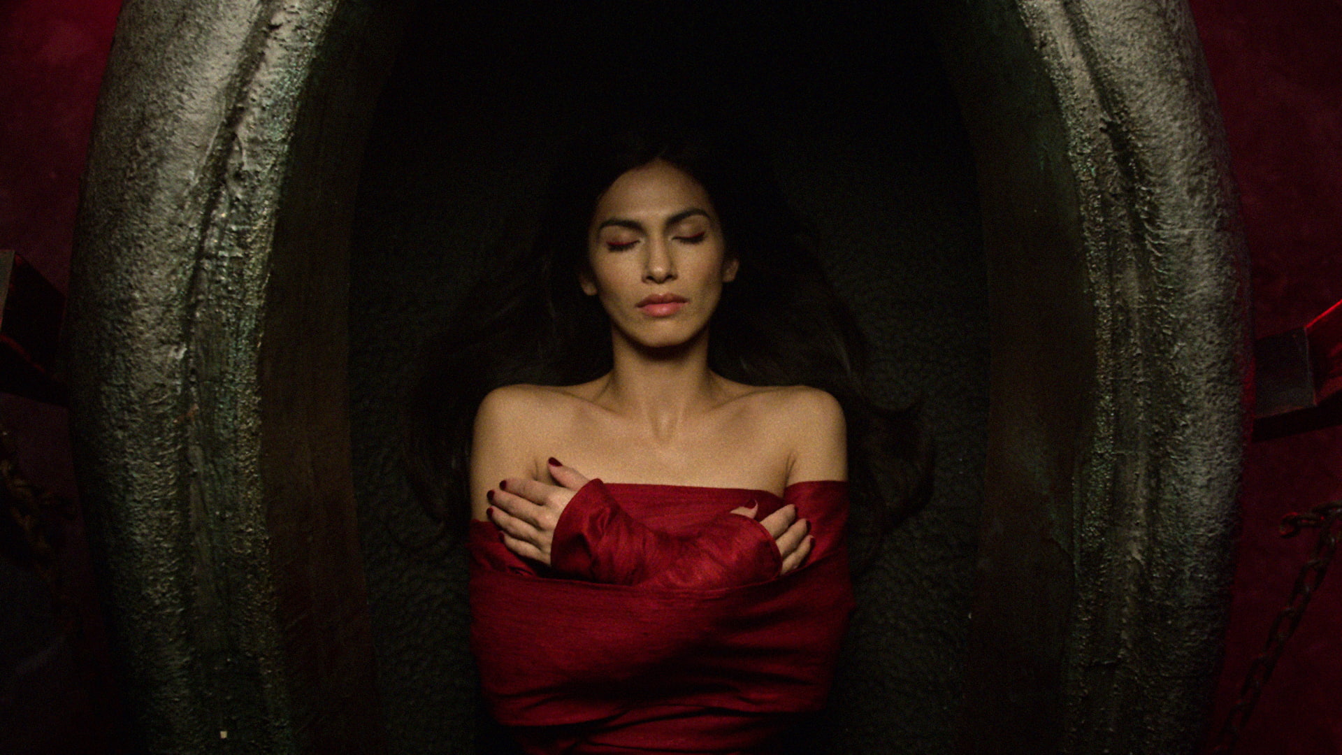 Marvel Cinematic Universe, actress, 1080P, Elektra, movie scenes, Daredevil, Elodie Yung, bare shoulders, HD Wallpaper