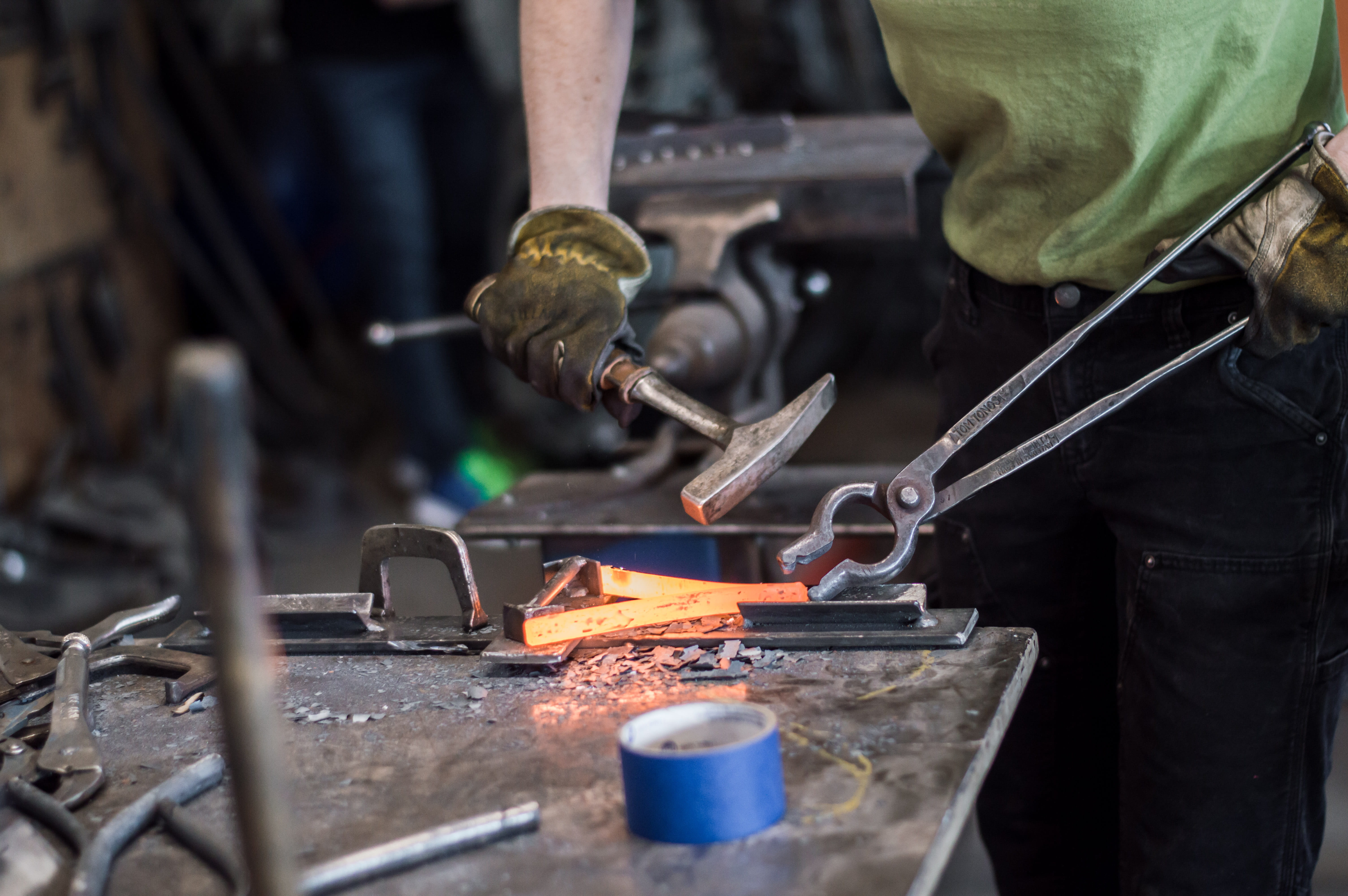 skill, worker, wood, preparation, manufacturing, 5K, one person, smelting, gun, occupation, weapon, metal, human hand, work tool, holding, burning, working, HD Wallpaper
