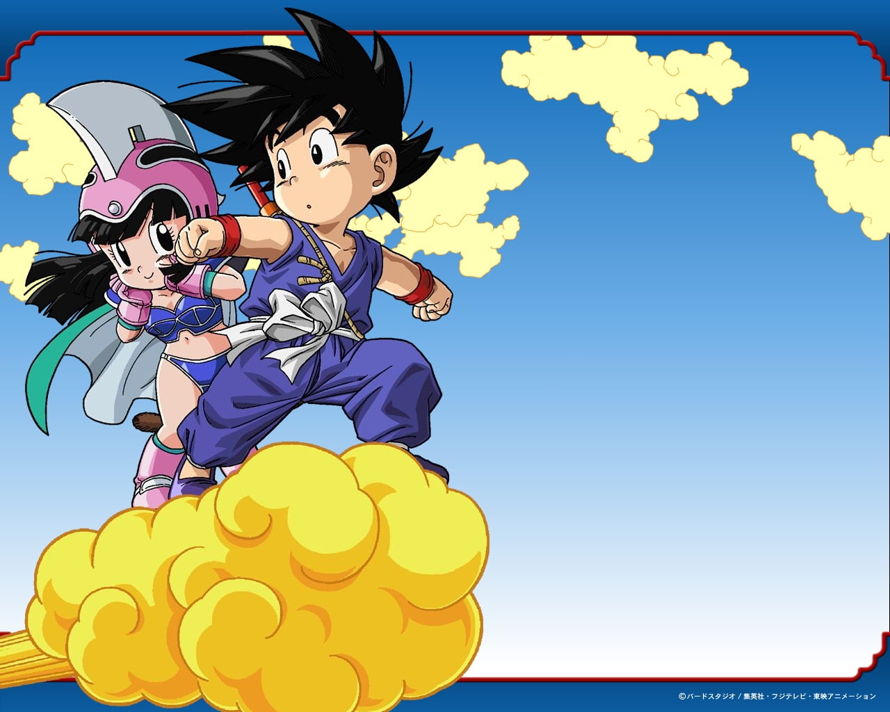 dragonball, Son Goku, hd, 720P, z, son, ball, dragon, chichi, art, x, anime, chibi, goku, HD Wallpaper