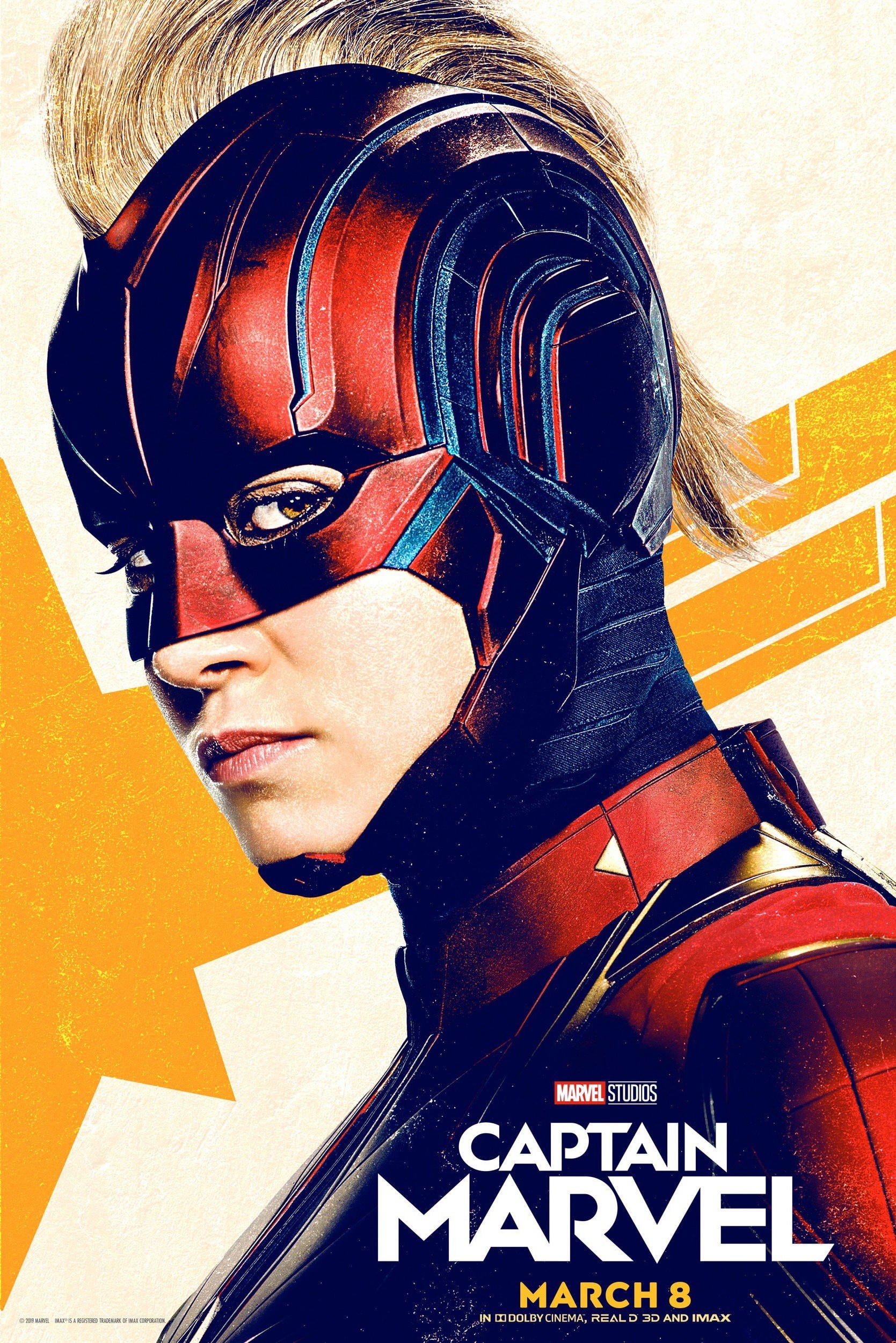 movie poster, Marvel Comics, Marvel Super Heroes, Brie Larson, Marvel Cinematic Universe, women, Captain Marvel, 1080P, Phone HD Wallpaper