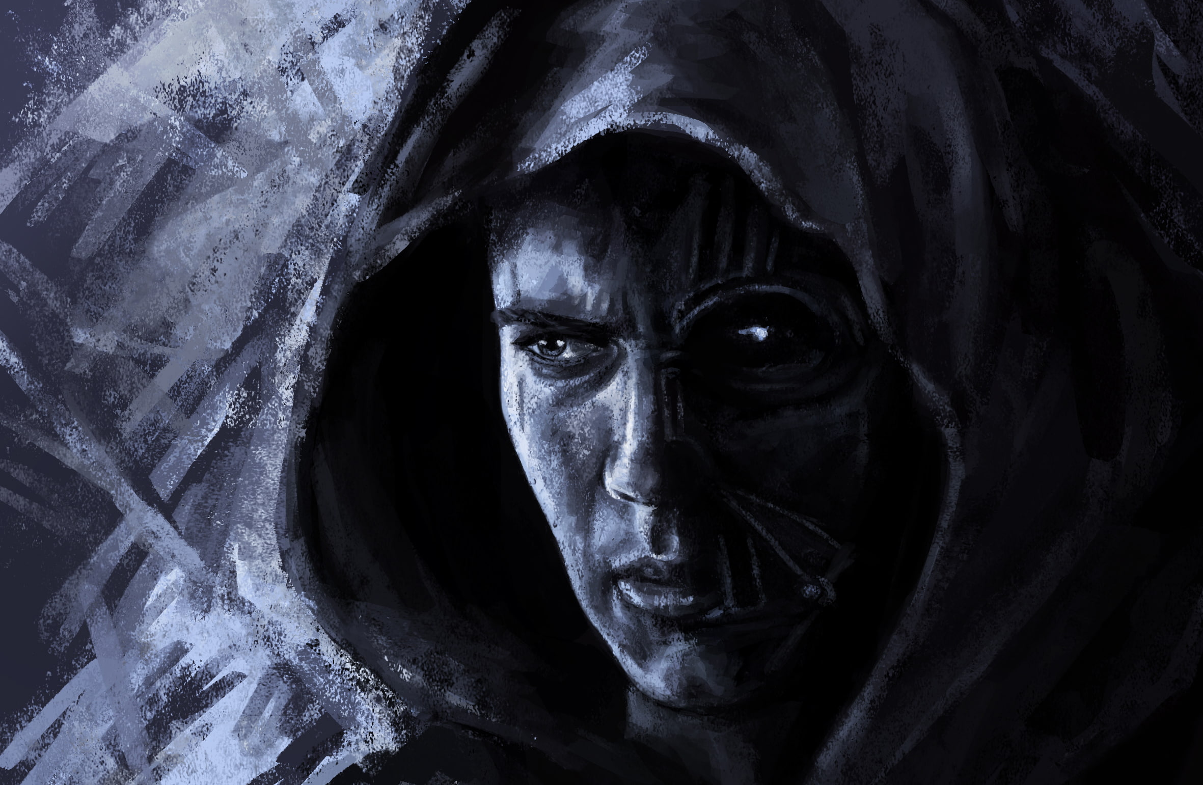 fiction, star wars, art, Darth Vader, 1080P, villain, anakin skywalker, HD Wallpaper