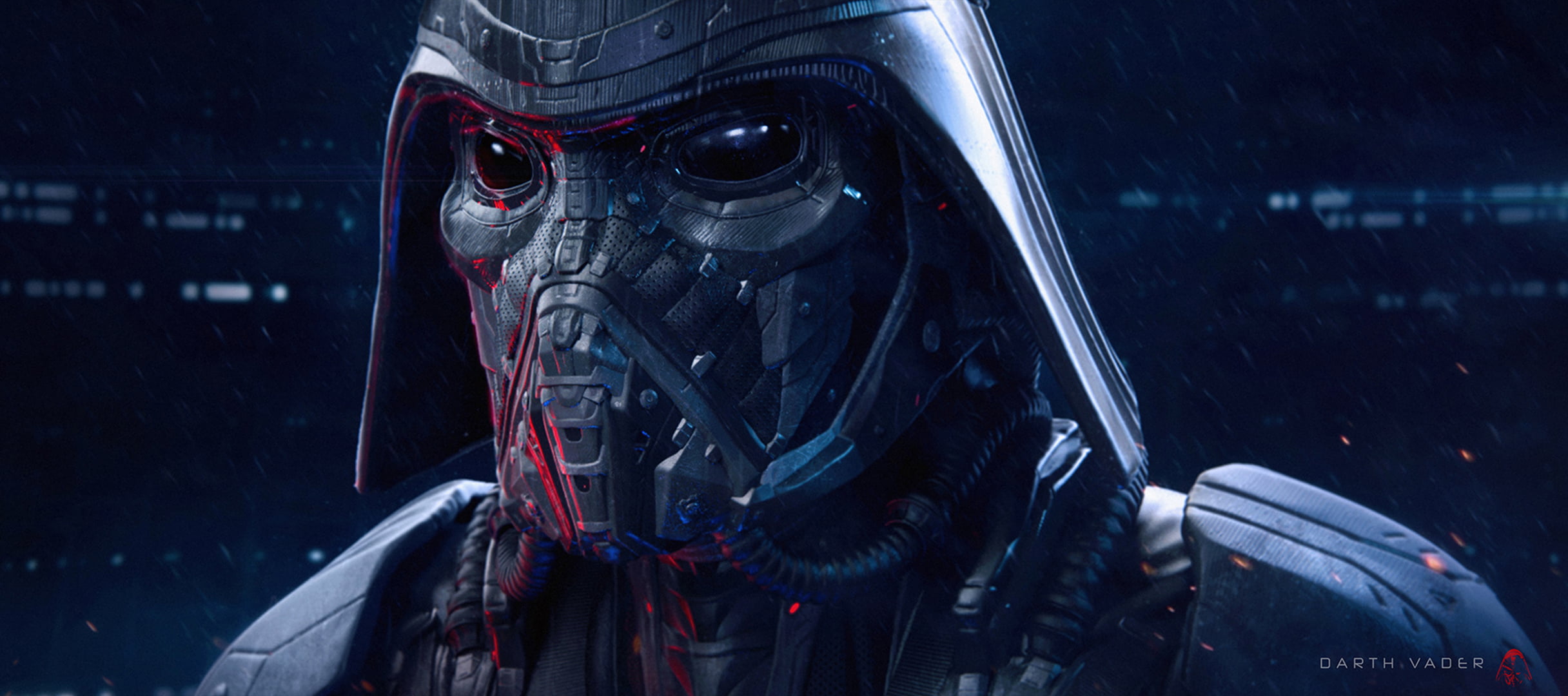 villain, mask - disguise, equipment, danger, waist up, headshot, celebration, futuristic, military, monster - fictional character, adult, outdoors, no People, HD Wallpaper