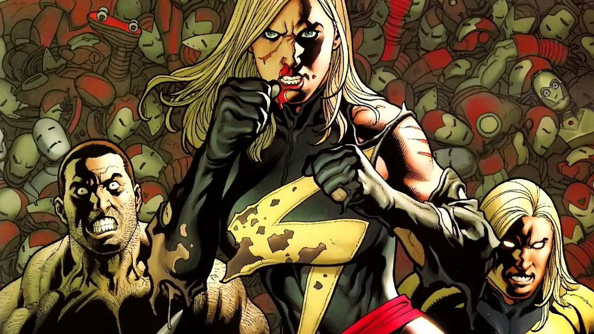 cage, avengers, ares, girls, 1080P, comics, marvel, luke, sentry, HD Wallpaper