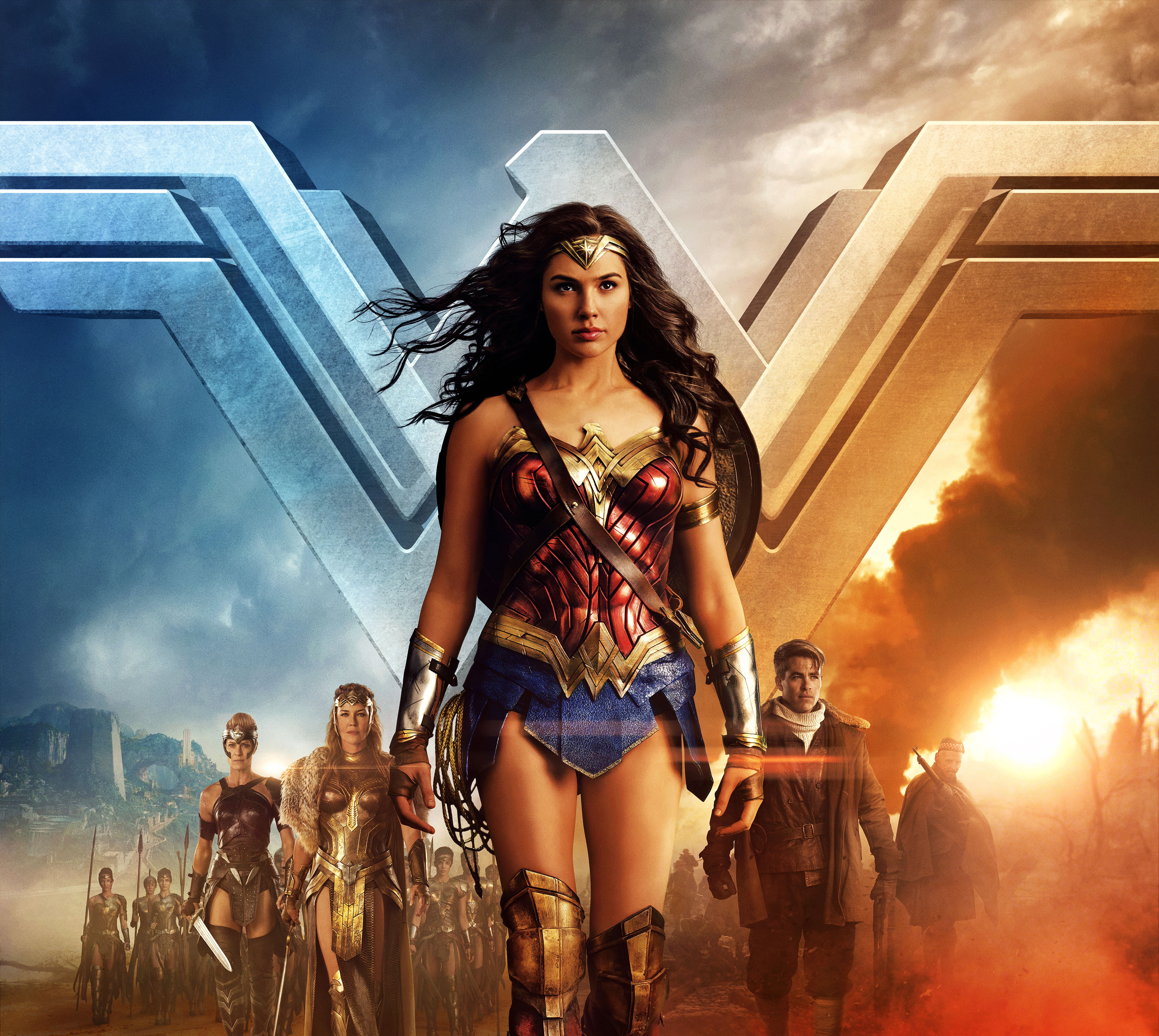 4K, Wonder Woman, Gal Gadot, 5K, 2017, HD Wallpaper