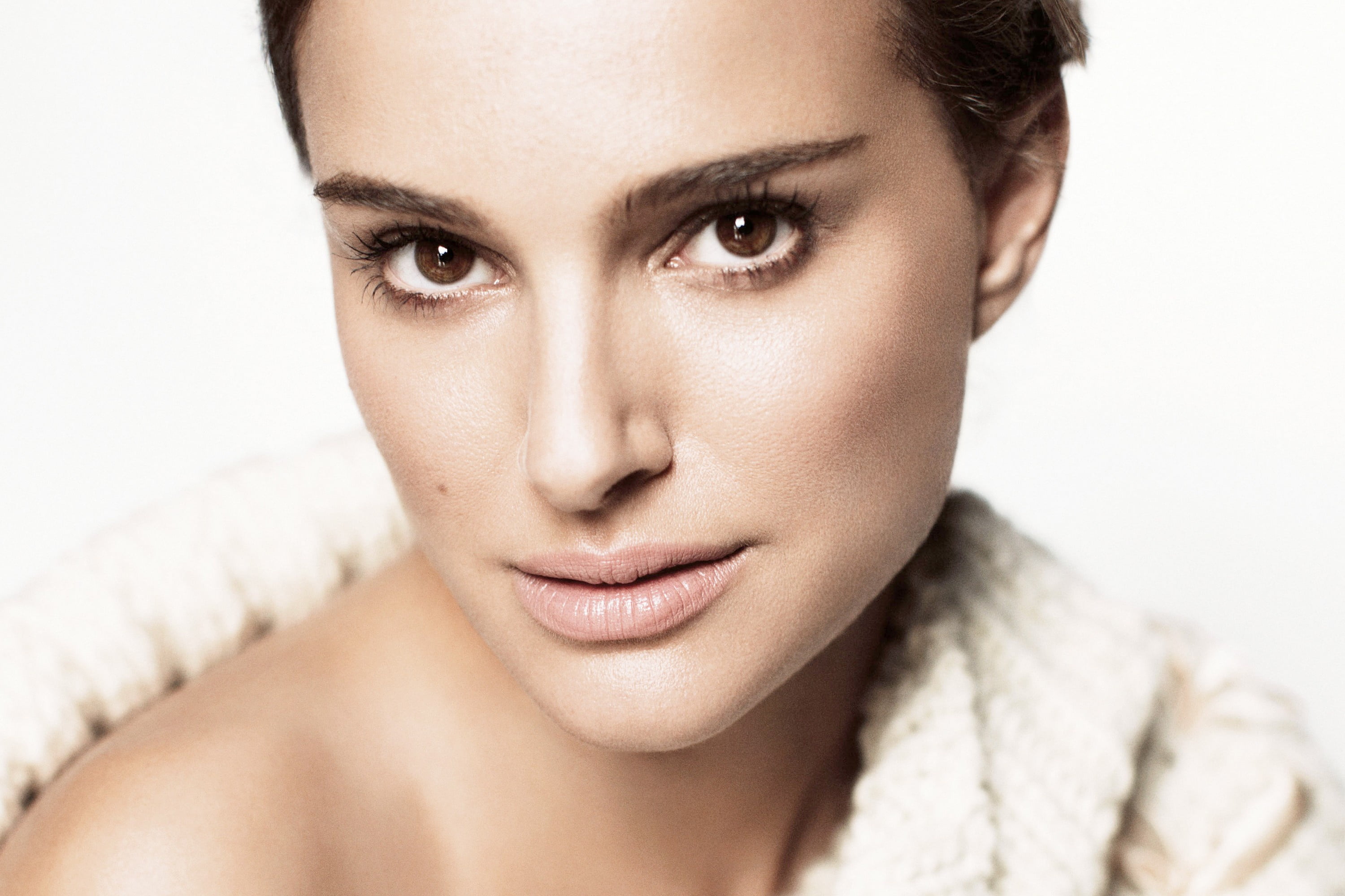 Face, Actresses, Natalie Portman, Israeli, Actress, Brown Eyes, 2K, HD Wallpaper