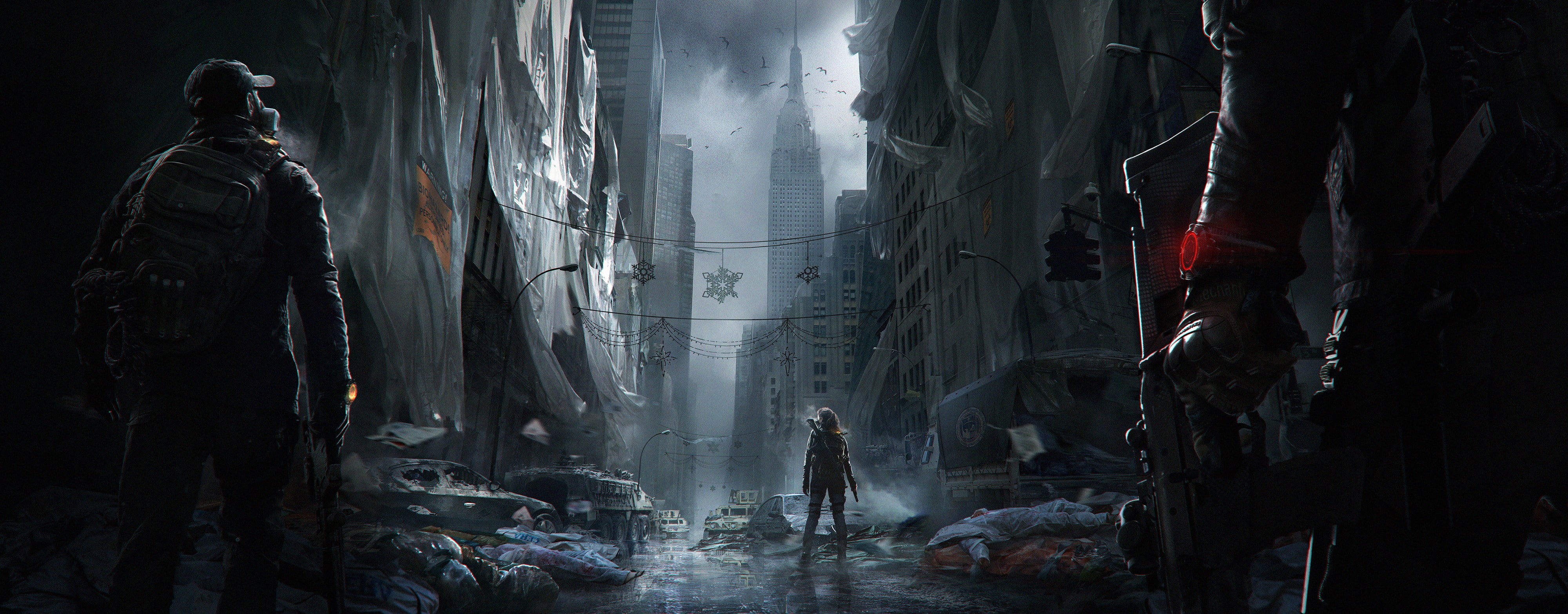 computer game, concept art, Tom Clancys The Division, video games, 4K, HD Wallpaper