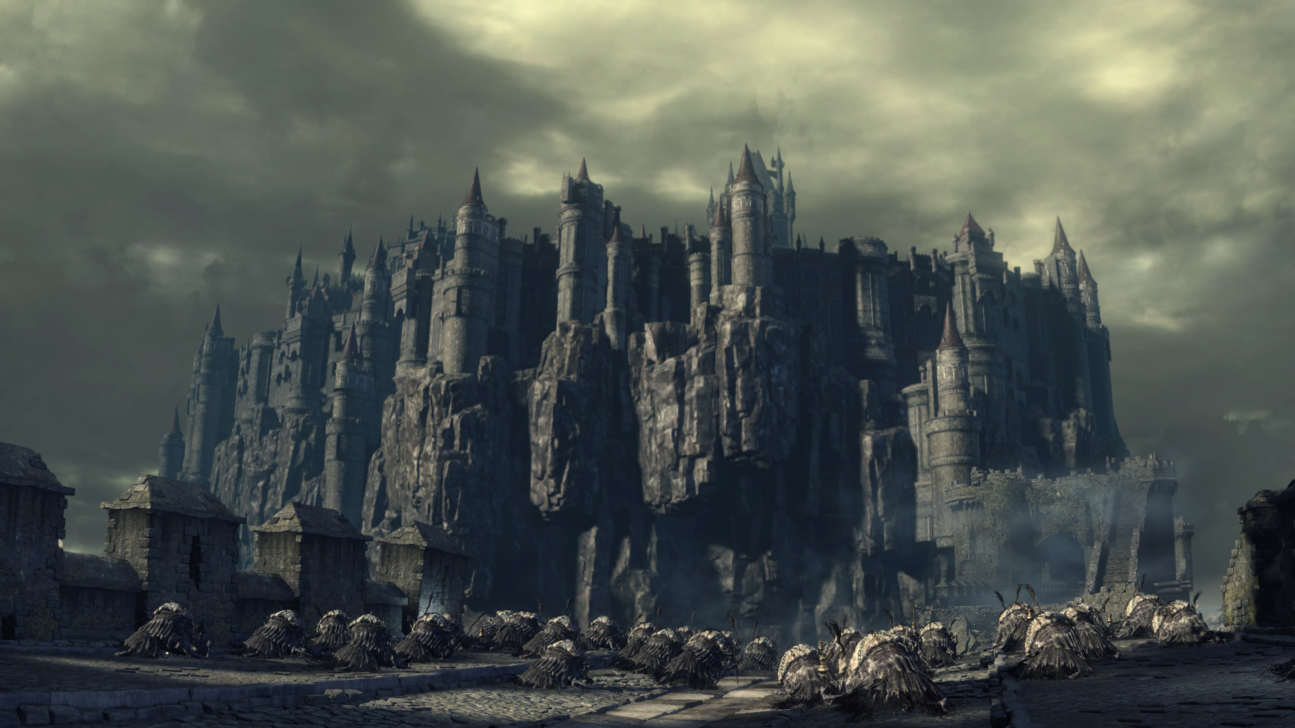 pilgrims, Dark Souls III, 2K, Lothric, video games, HD Wallpaper