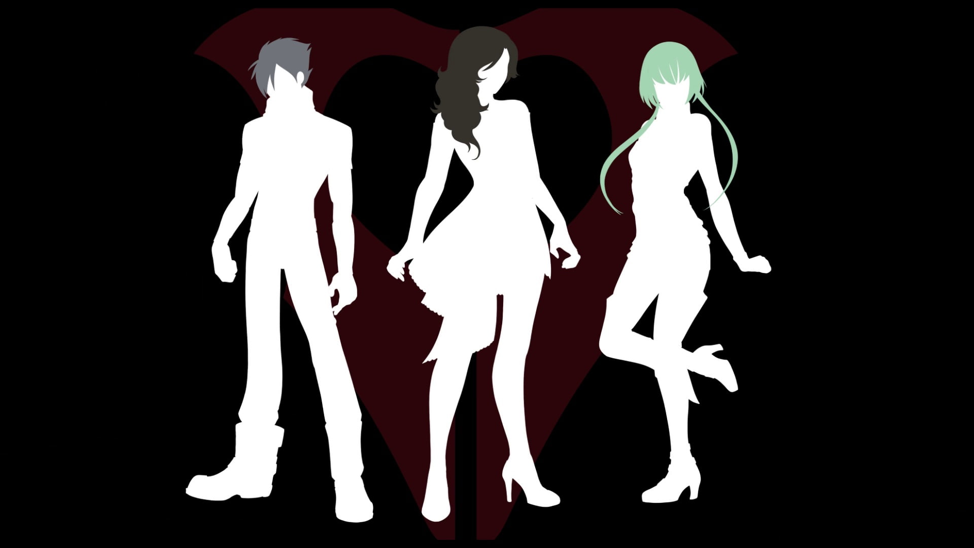 hair, rwby, blue, 1080P, cinder, artist, gray, monochrome, black, fall, tagme, HD Wallpaper