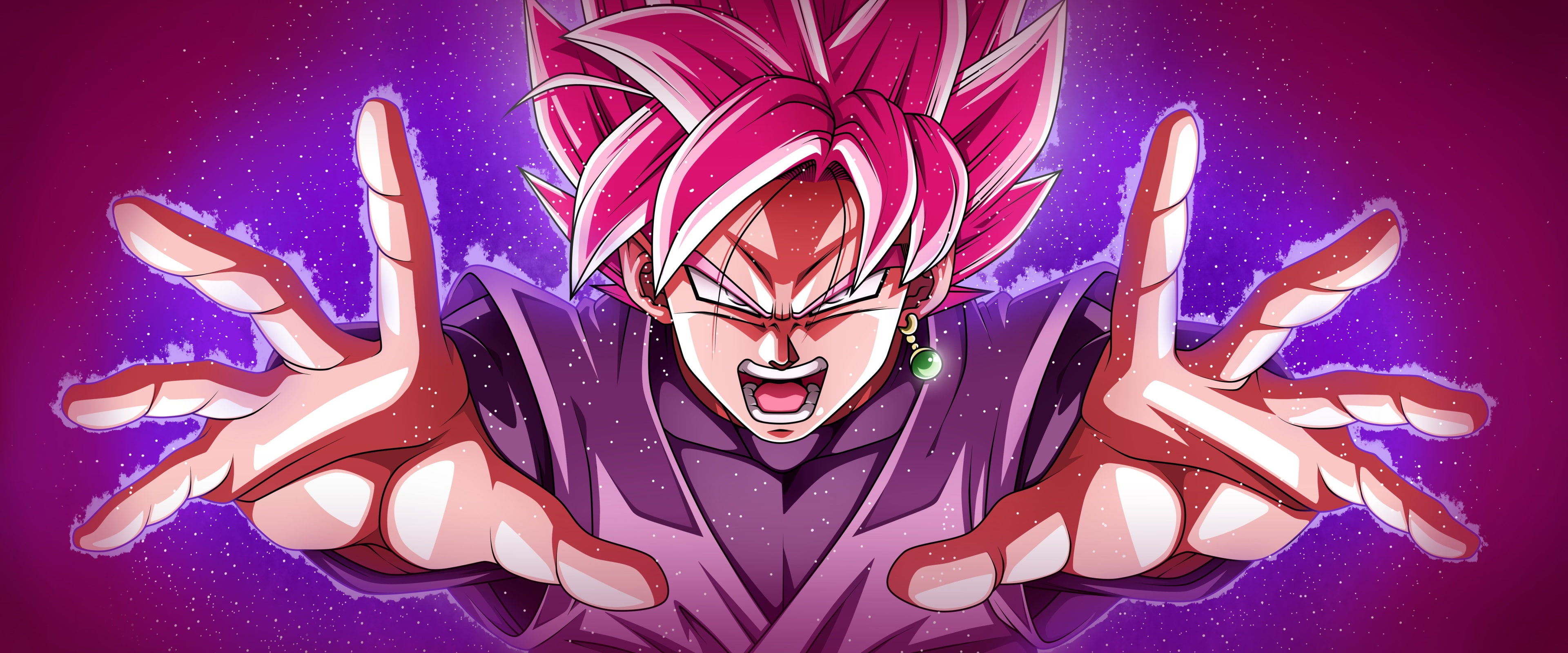 portrait, dragon ball super 4k  hd desktop  background, purple, human body part, hand, close-up, body part, multi colored, human hand, fear, blue background, HD Wallpaper