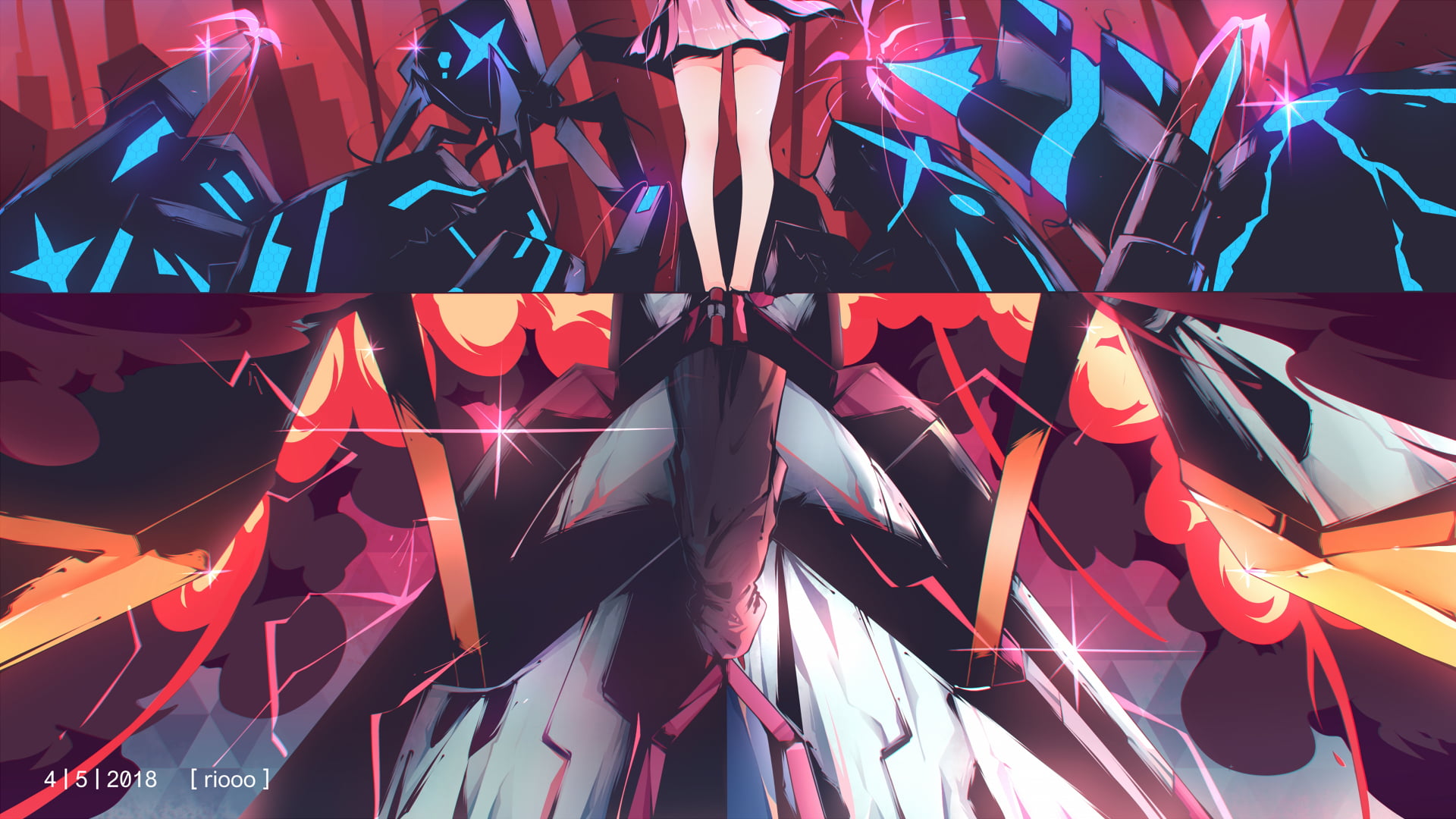 Zero Two (Darling in the FranXX), 1080P, Darling in the FranXX, Anime, Strelizia (Darling in the FranXX), HD Wallpaper