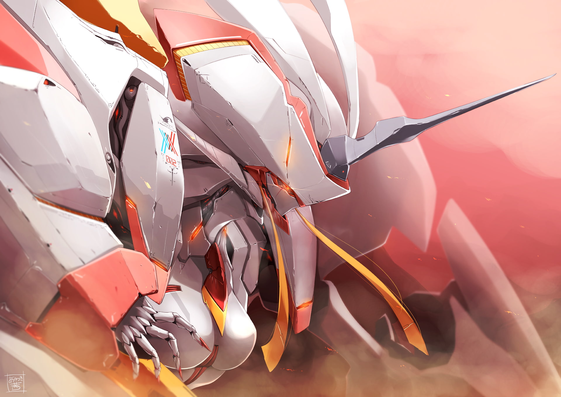 Darling in the FranXX, Anime, Strelizia (Darling in the FranXX), 1080P, HD Wallpaper