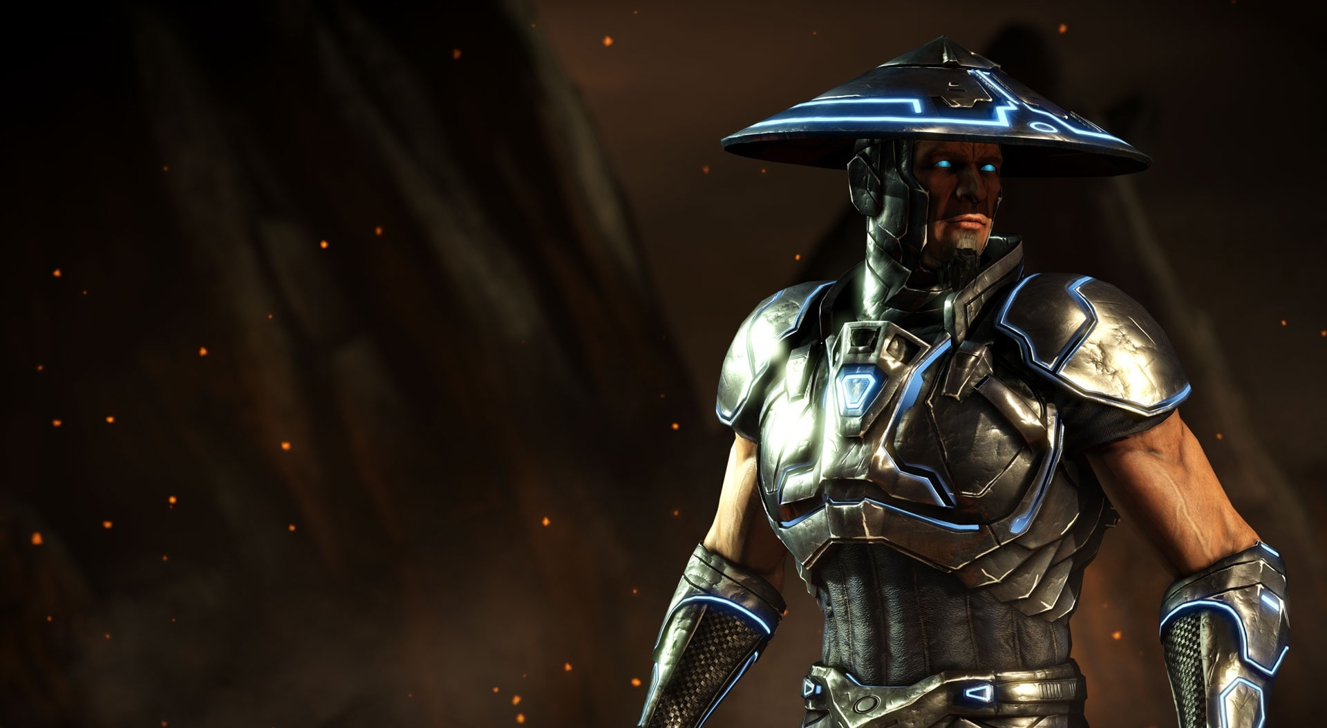 Combat, 1080P, security, mortalkombat, metal, chrome, human representation, shiny, helmet, night, motorcycle, sculpture, x, raiden, Kombat, videogame, HD Wallpaper