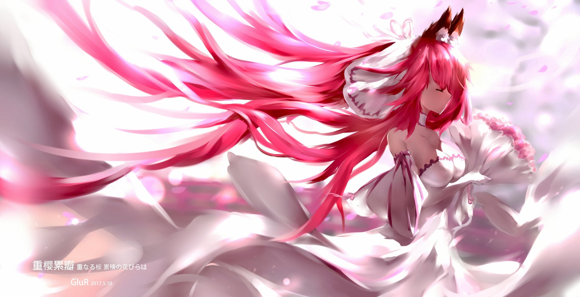 Tamamo no Mae, Fate Series, Caster (Fate/Extra), 1080P, Fate/Extra, HD Wallpaper