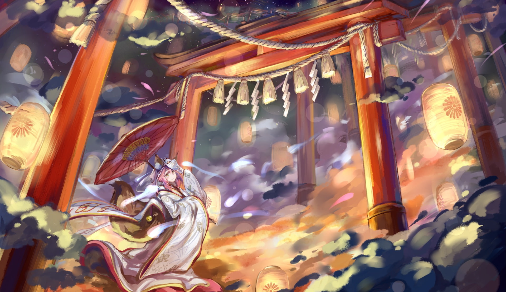 Fate/Extra, Fate Series, Tamamo no Mae, 1080P, Caster (Fate/Extra), HD Wallpaper