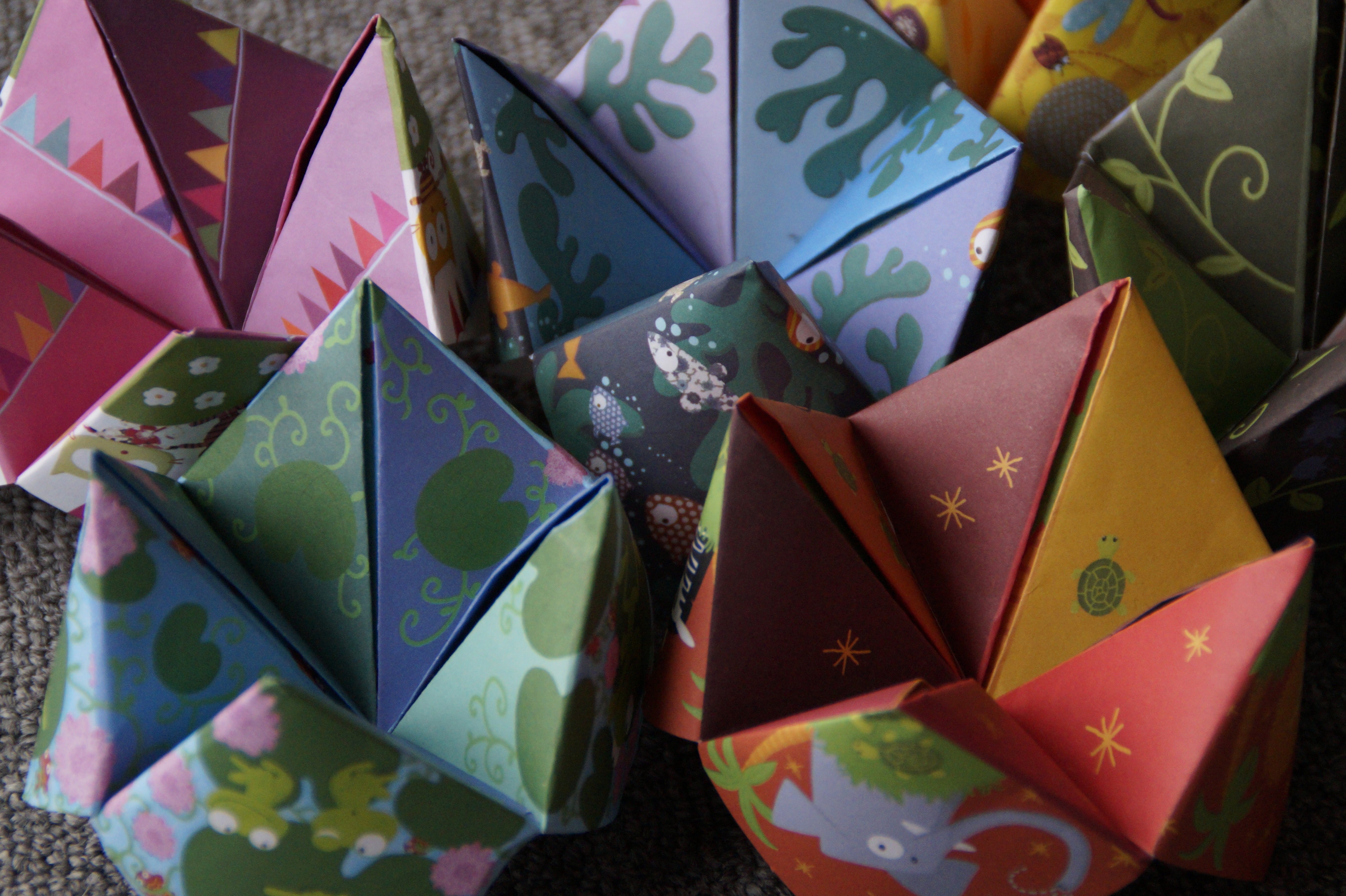 gift box, papers, indoors, folded, background, assorted, multi colored, box, children, childrens, christmas present, craft, surprise, creativity, pattern, HD Wallpaper