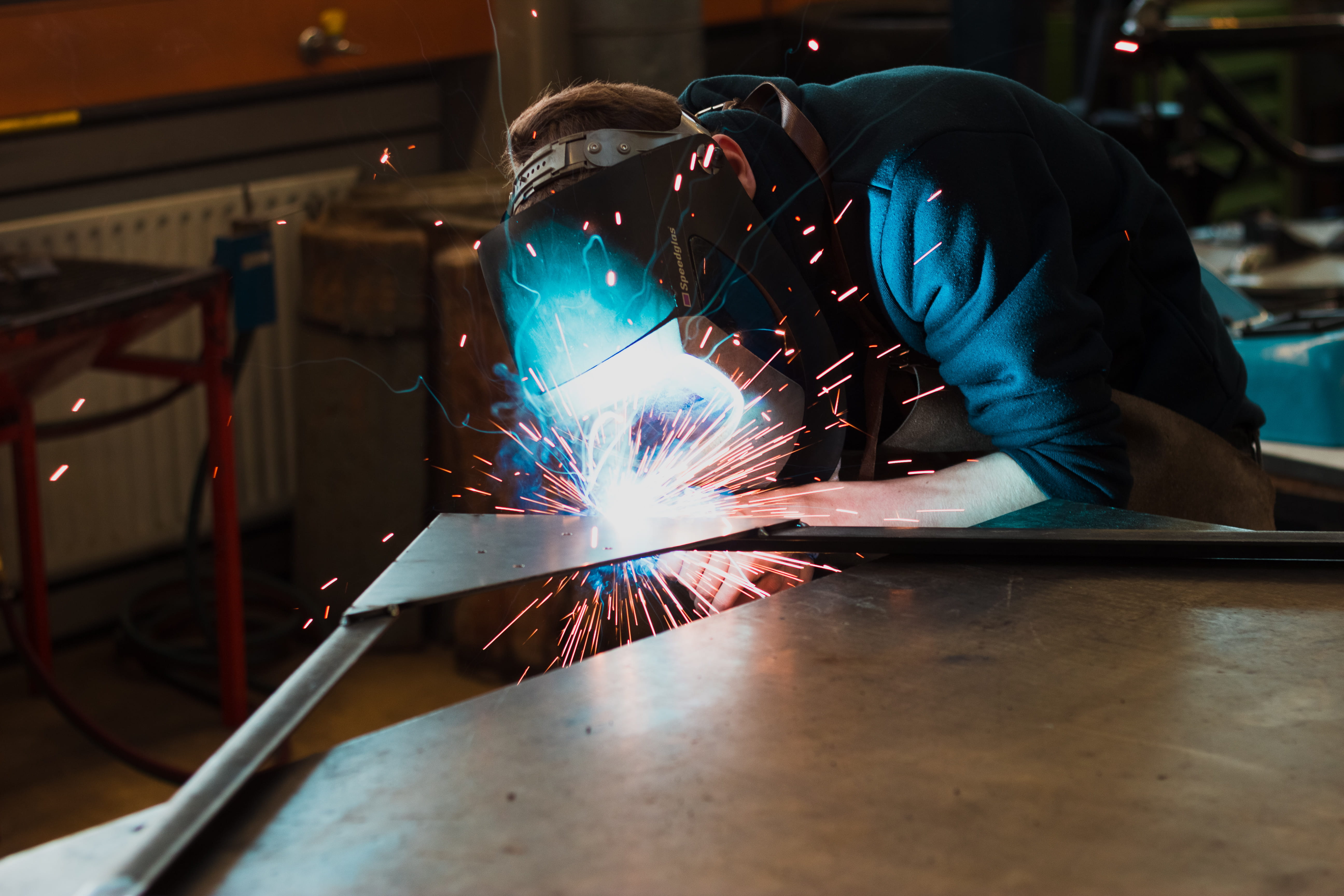 hard, glow, industry, working, mask, real people, weld, workshop, indoors, illuminated, men, occupation, lifestyles, metal industry, beverage, work, drink, HD Wallpaper