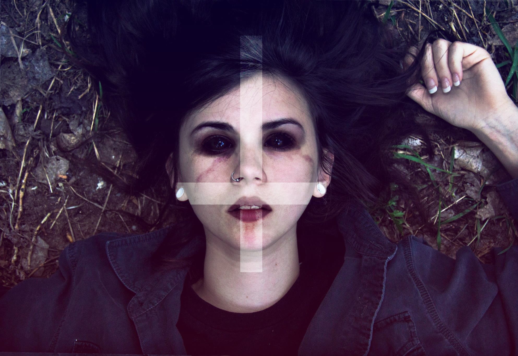 jacket, portrait, young adult, Satan, young women, adult, leisure activity, lifestyles, body part, s, women, plant, satanic, front view, denim, nature, HD Wallpaper