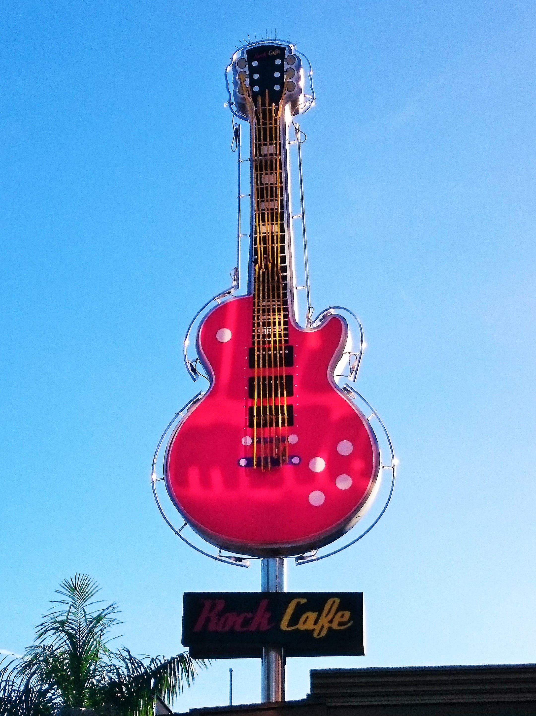 day, holiday, musical instrument string, western script, string instrument, spain, Canary Islands, music, low angle view, musical equipment, 2K, nature, Phone HD Wallpaper