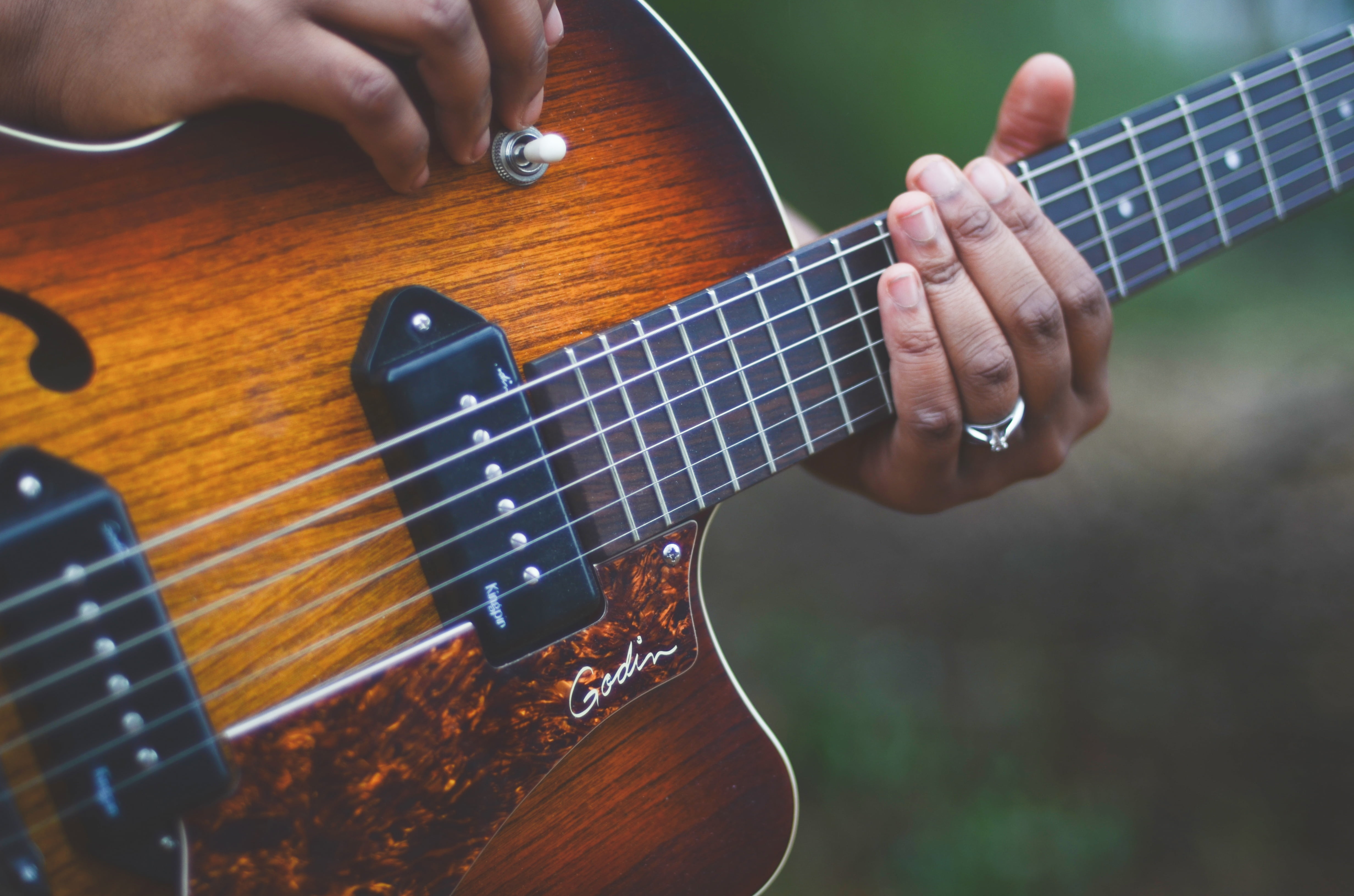arts culture and entertainment, african, electric guitar, fretboard, musician, instrument, guitar, guitar player, one person, performing, entertainment, HD Wallpaper