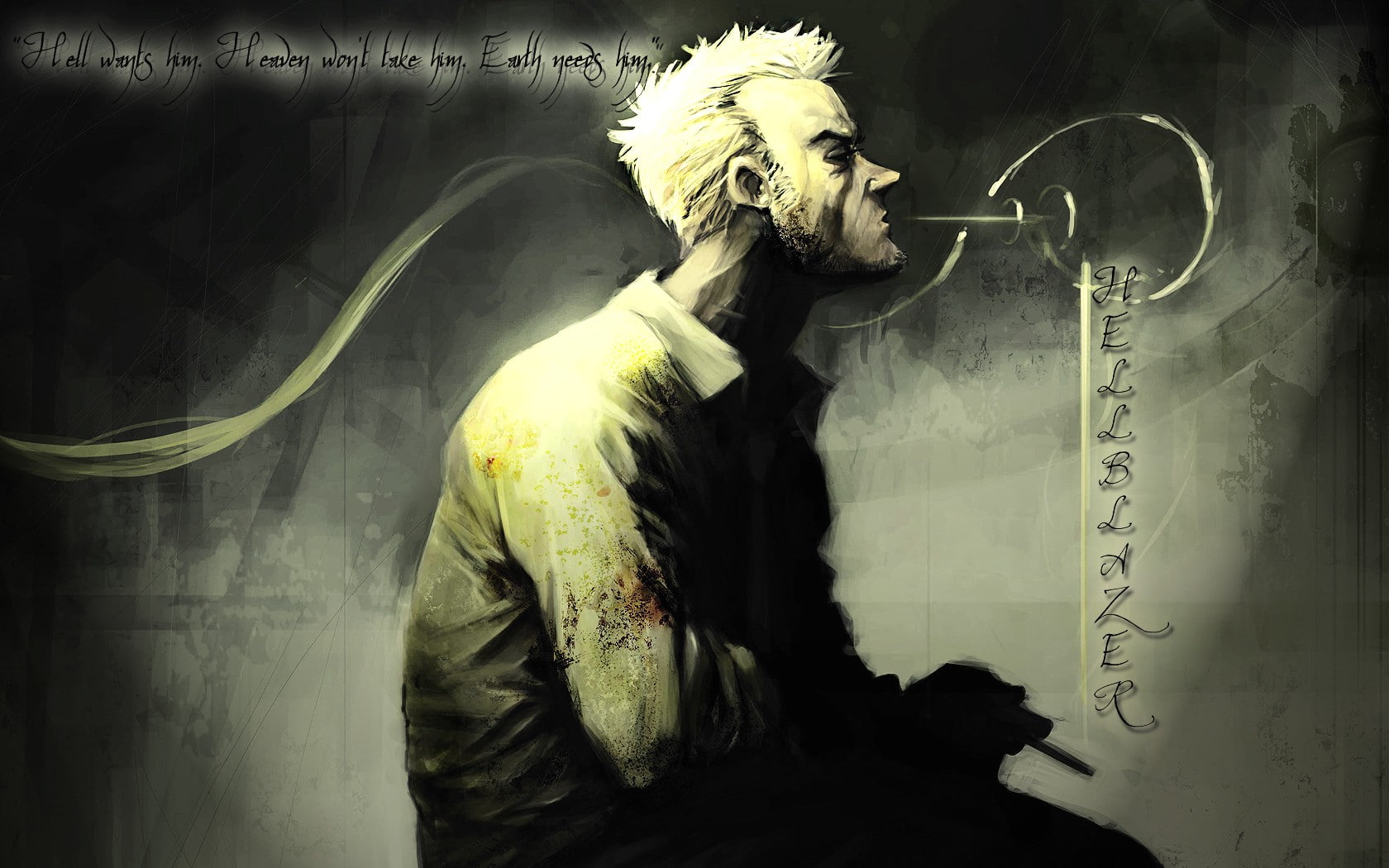 standing, comic art, 720P, Constantine, real people, adult, architecture, creativity, men, three quarter length, young men, representation, young adult, HD Wallpaper