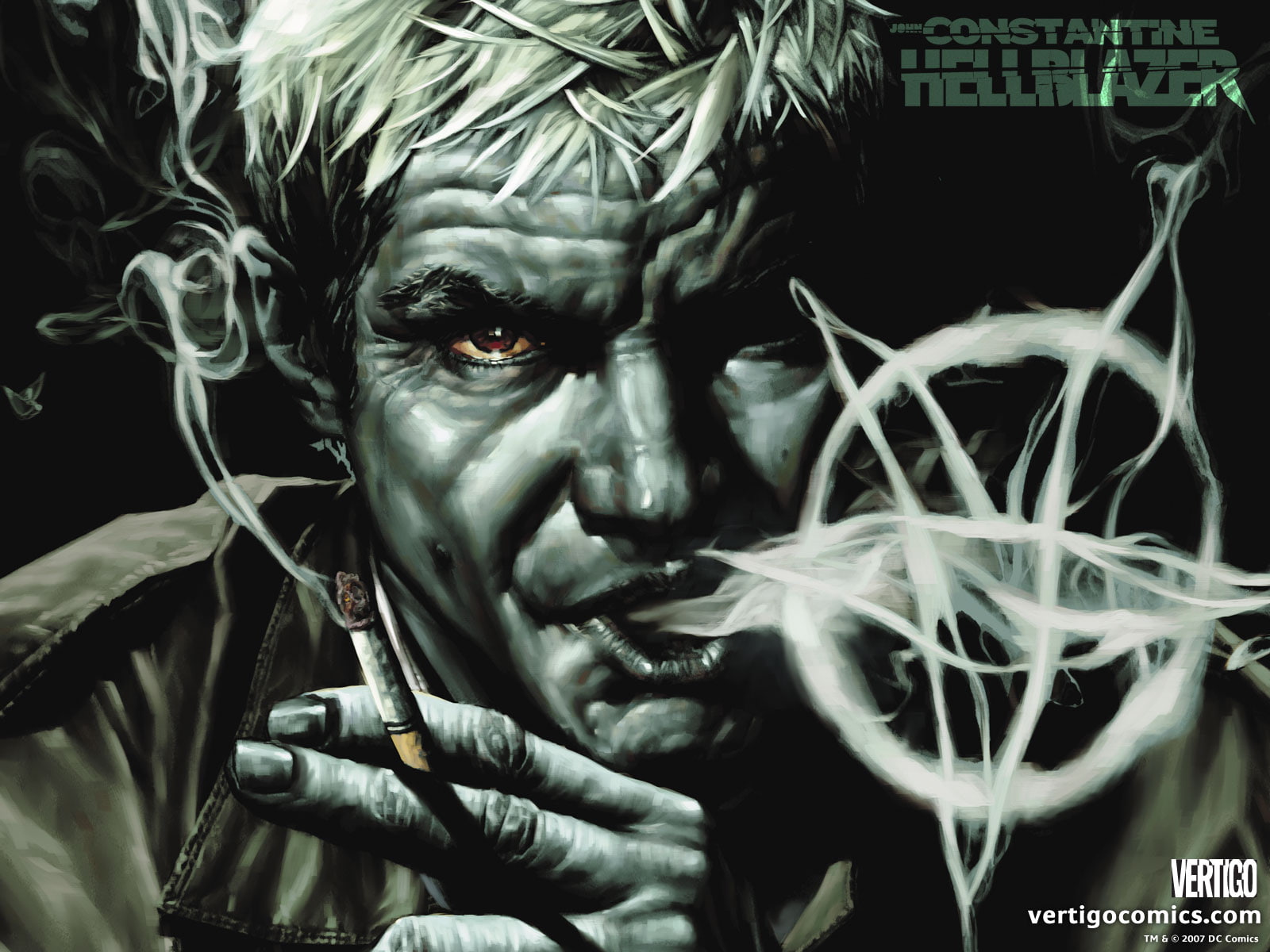 poster, 720P, comics, hellblazer, constantine, hd, HD Wallpaper