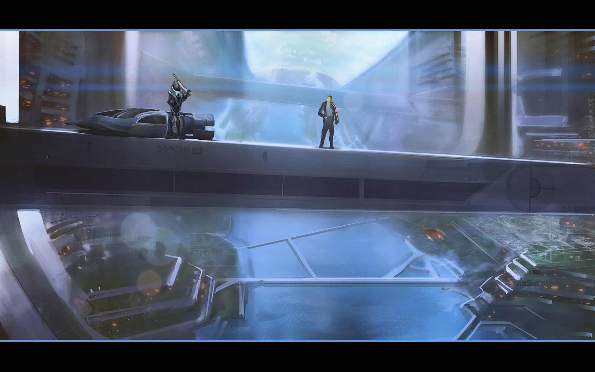 concept, concept art, 1080P, effect, fantasy art, fantasy, mass, mass effect 3, art, HD Wallpaper