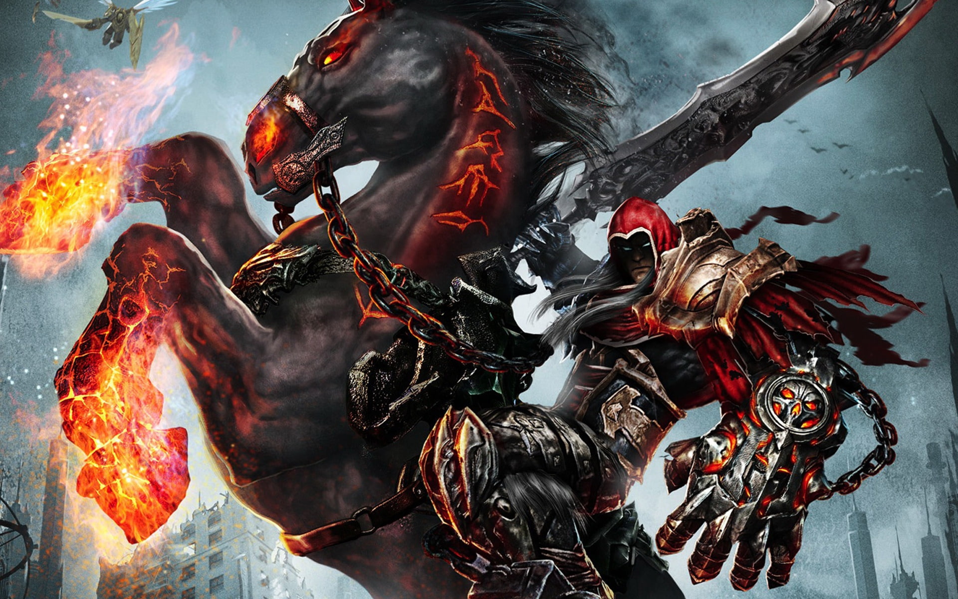 war, Darksiders, 1080P, wrath, video, game, HD Wallpaper