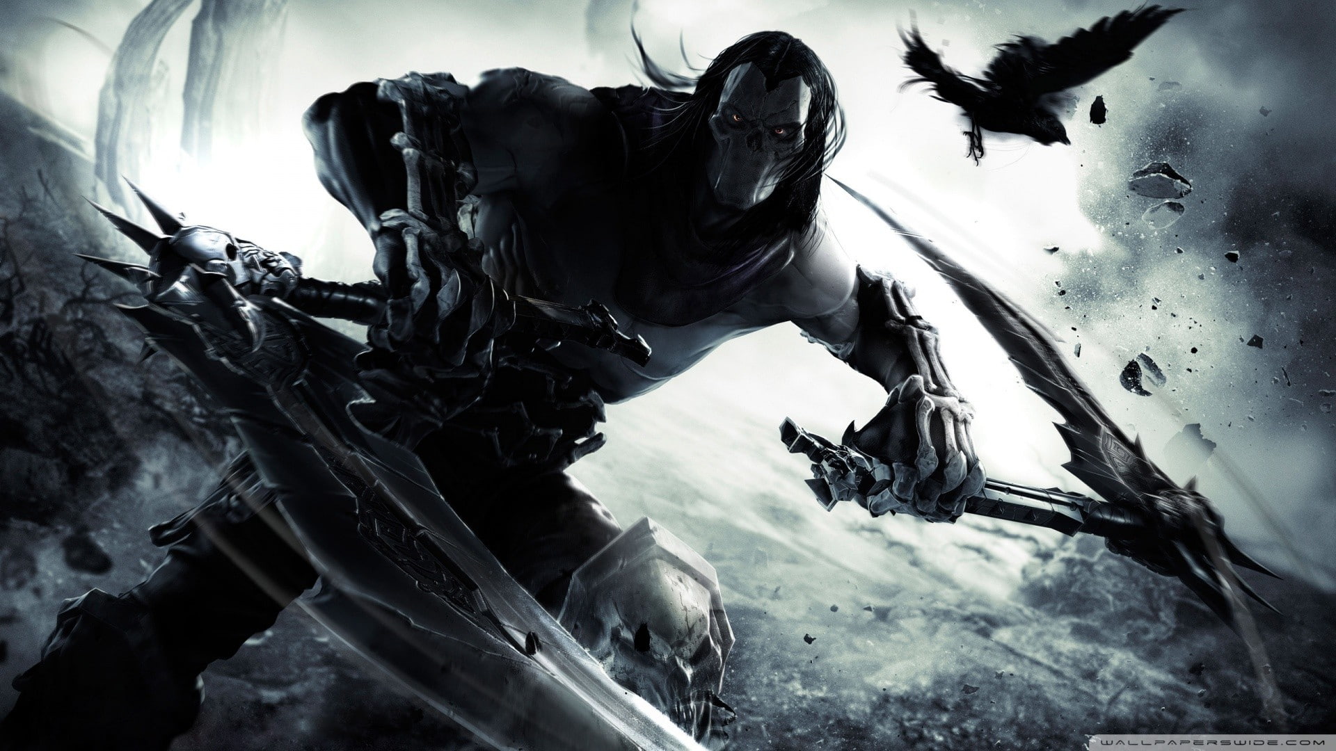 death, Darksiders, 1080P, video games, Darksiders 2, PC gaming, HD Wallpaper
