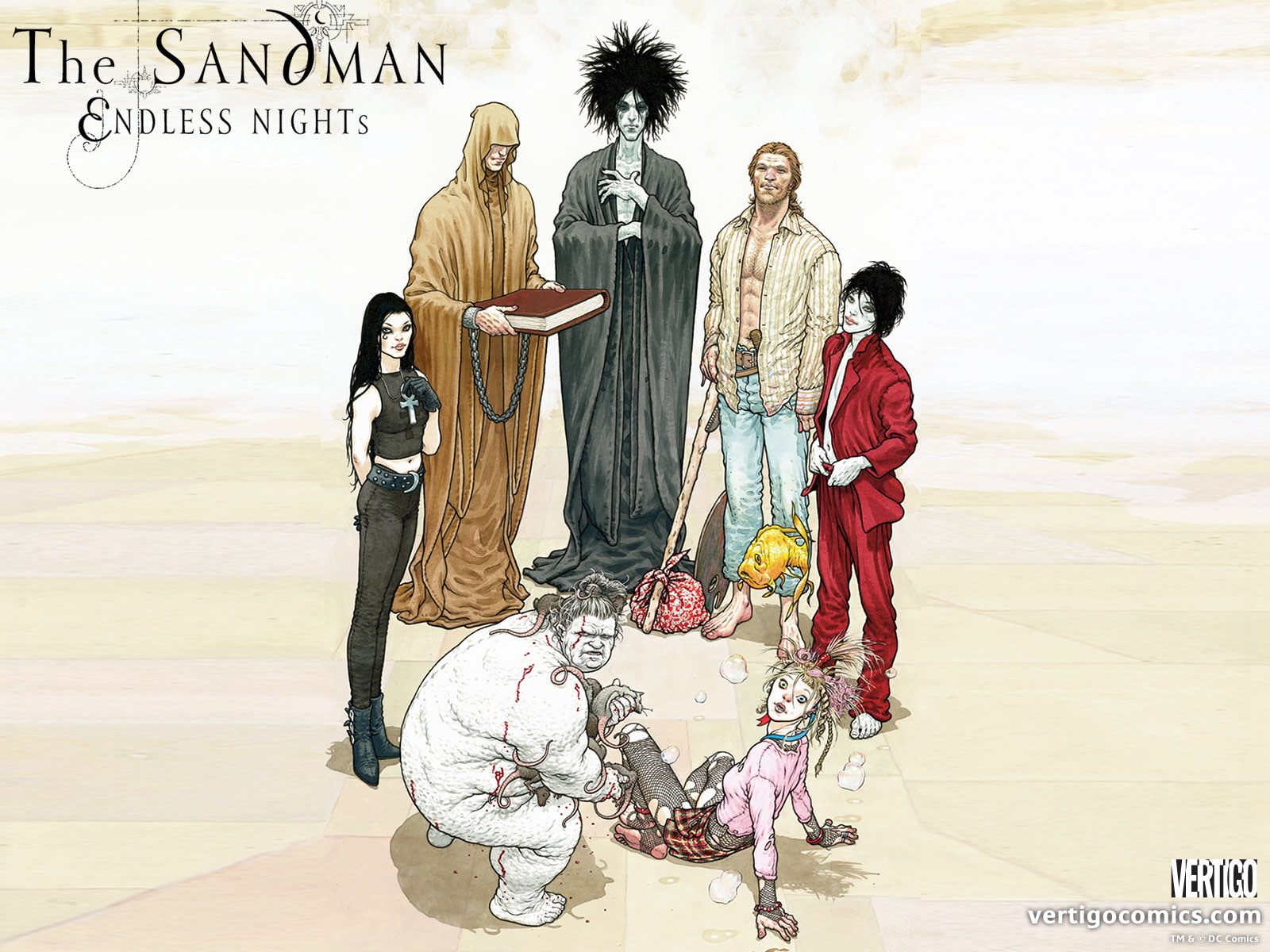 comics, endless, sandman, hd, 720P, nights, HD Wallpaper