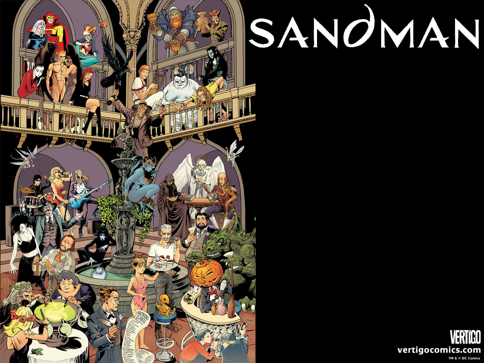 720P, comics, hd, sandman, HD Wallpaper