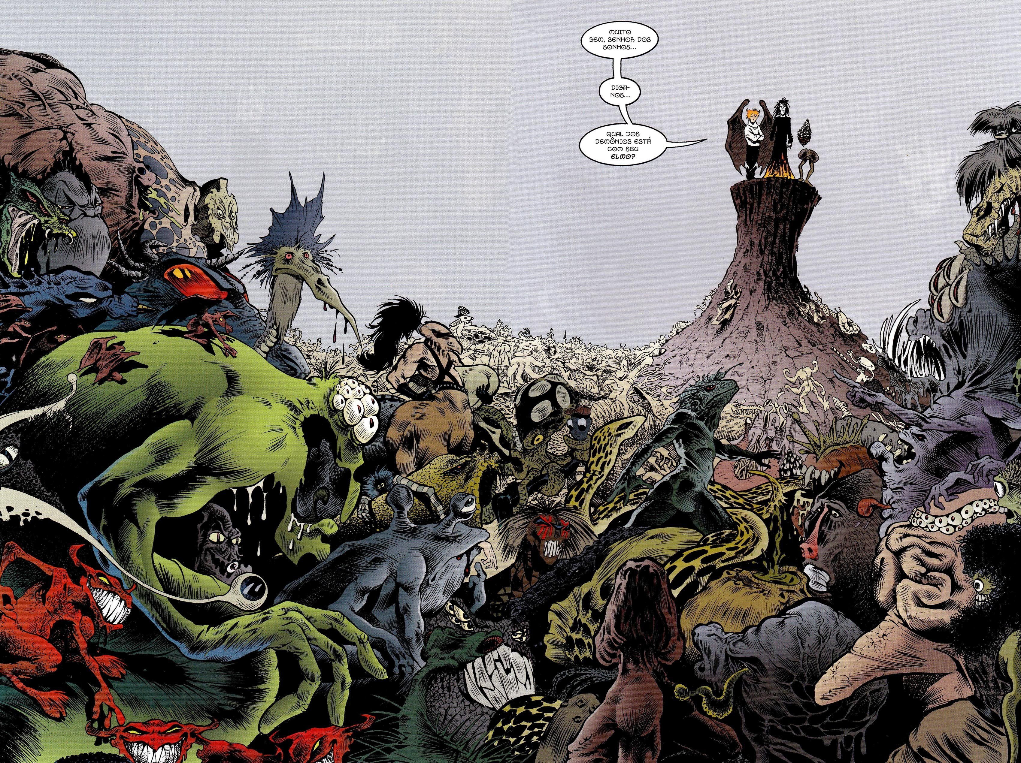 Hell, Lucifer, 2K, Morpheus, comics, Neil Gaiman, Sandman, HD Wallpaper