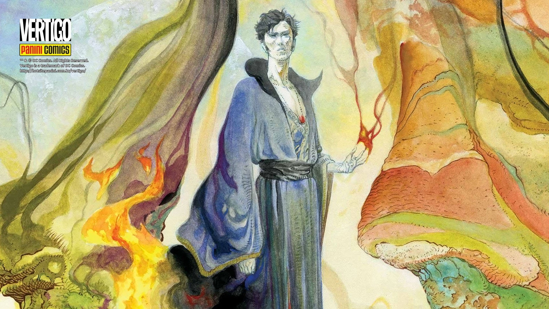 1080P, Neil Gaiman, Morpheus, Sandman, Sandman Overture, HD Wallpaper