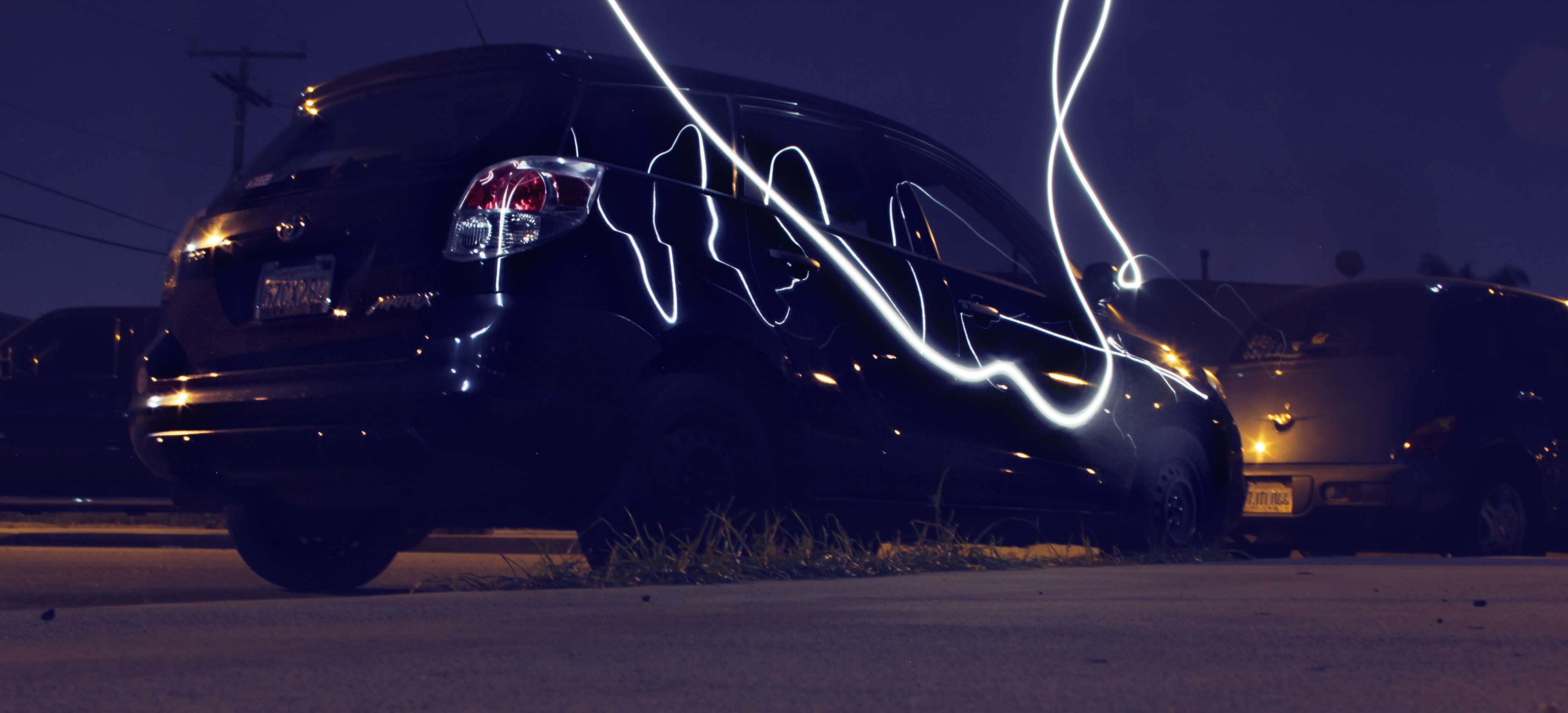 mode of transportation, fuel and power generation, one person, motor vehicle, outdoors, street, sky, night, road, transportation, street light, city, morpheus, HD Wallpaper