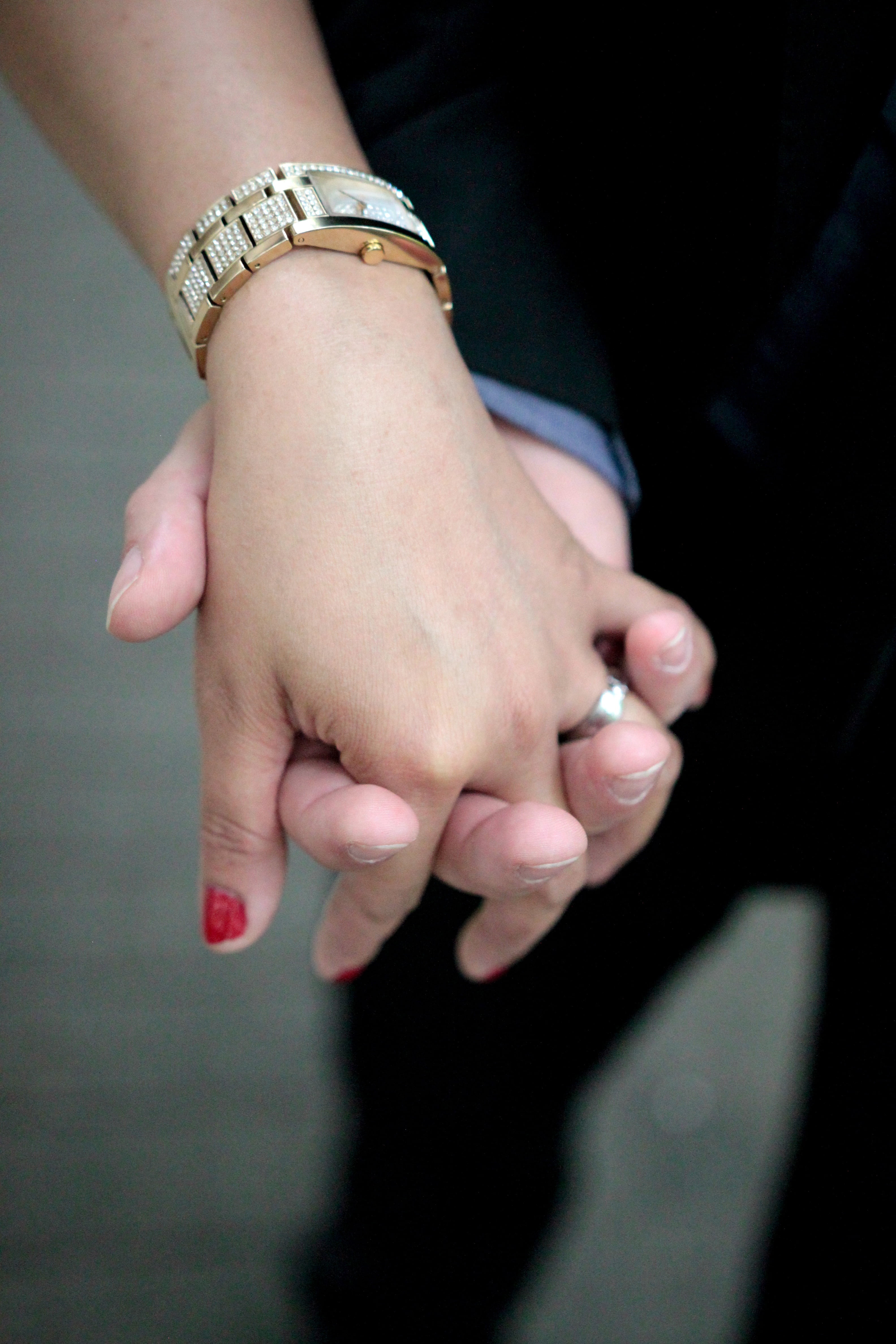 human finger, vows, together, marriage, connection, wedding ring, church, real people, spouses, bride, 4K, human hand, holding hands, women, bracelet, Phone HD Wallpaper