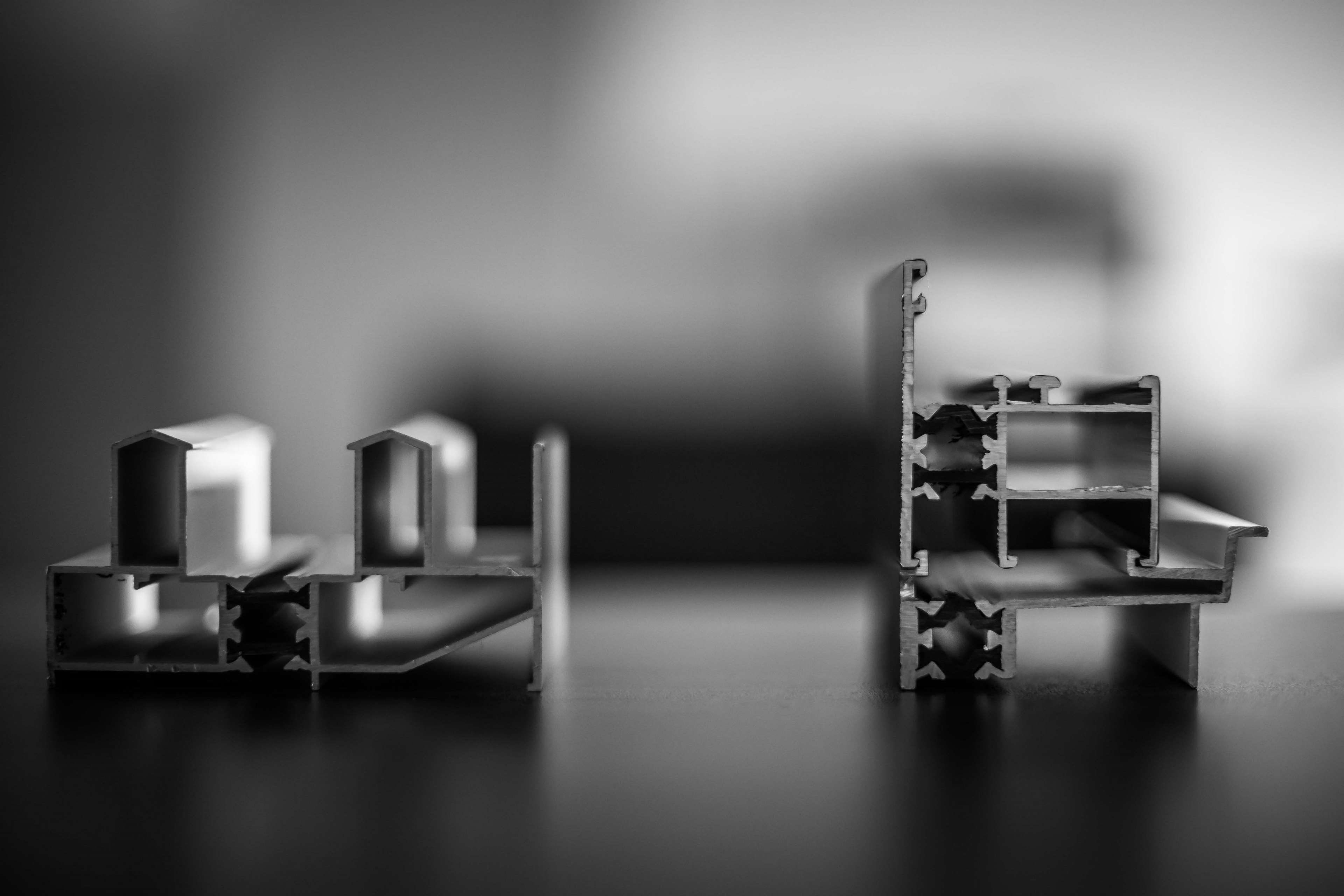 black and white, fashion, household equipment, still life, gray, profiles, no people, focus on foreground, selective focus, gray background, medium group of objects, HD Wallpaper