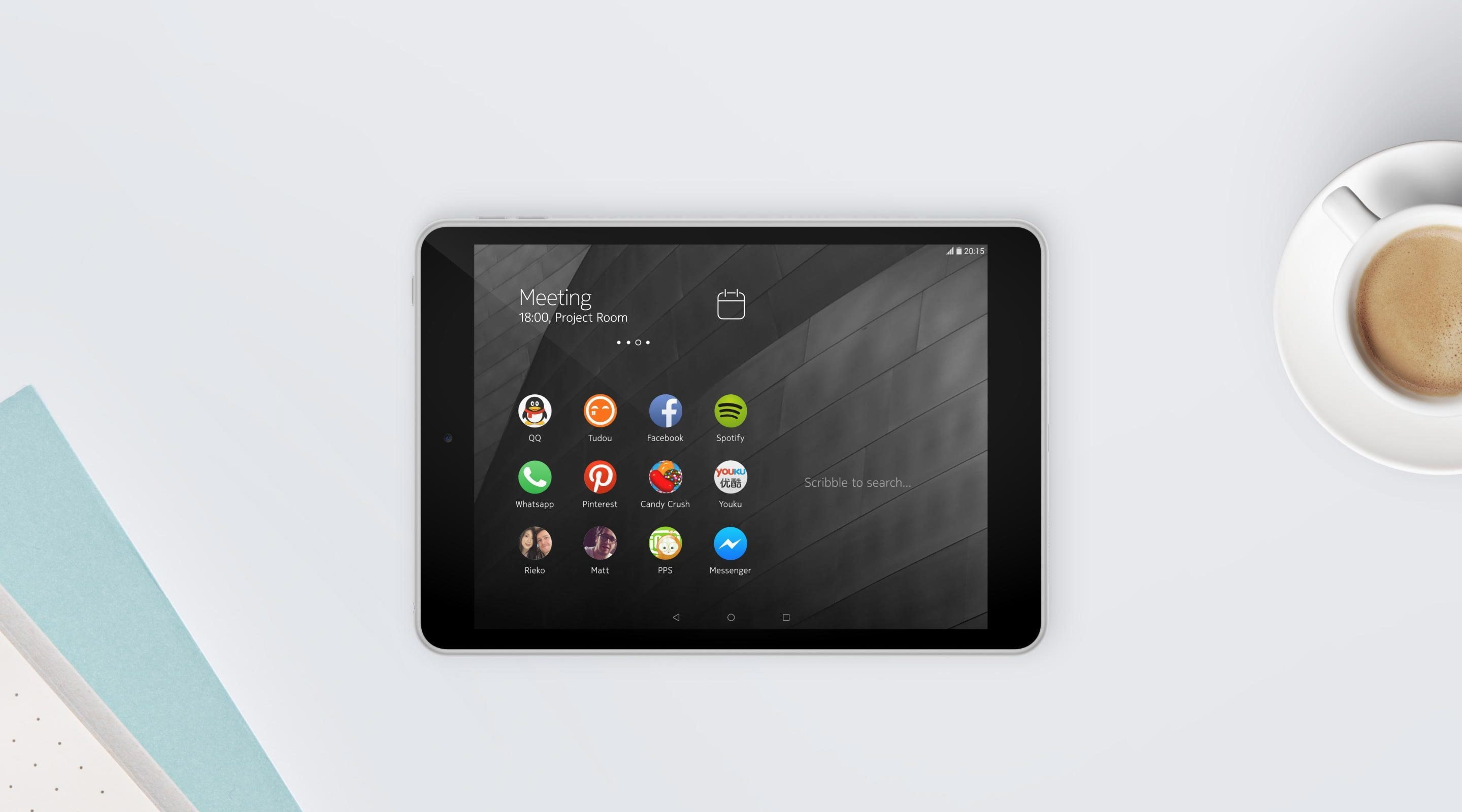 screen, telephone, mug, backgrounds, modern, tablet, computer, black Color, portable information device, coffee - Drink, nokia n1, single Object, internet, HD Wallpaper