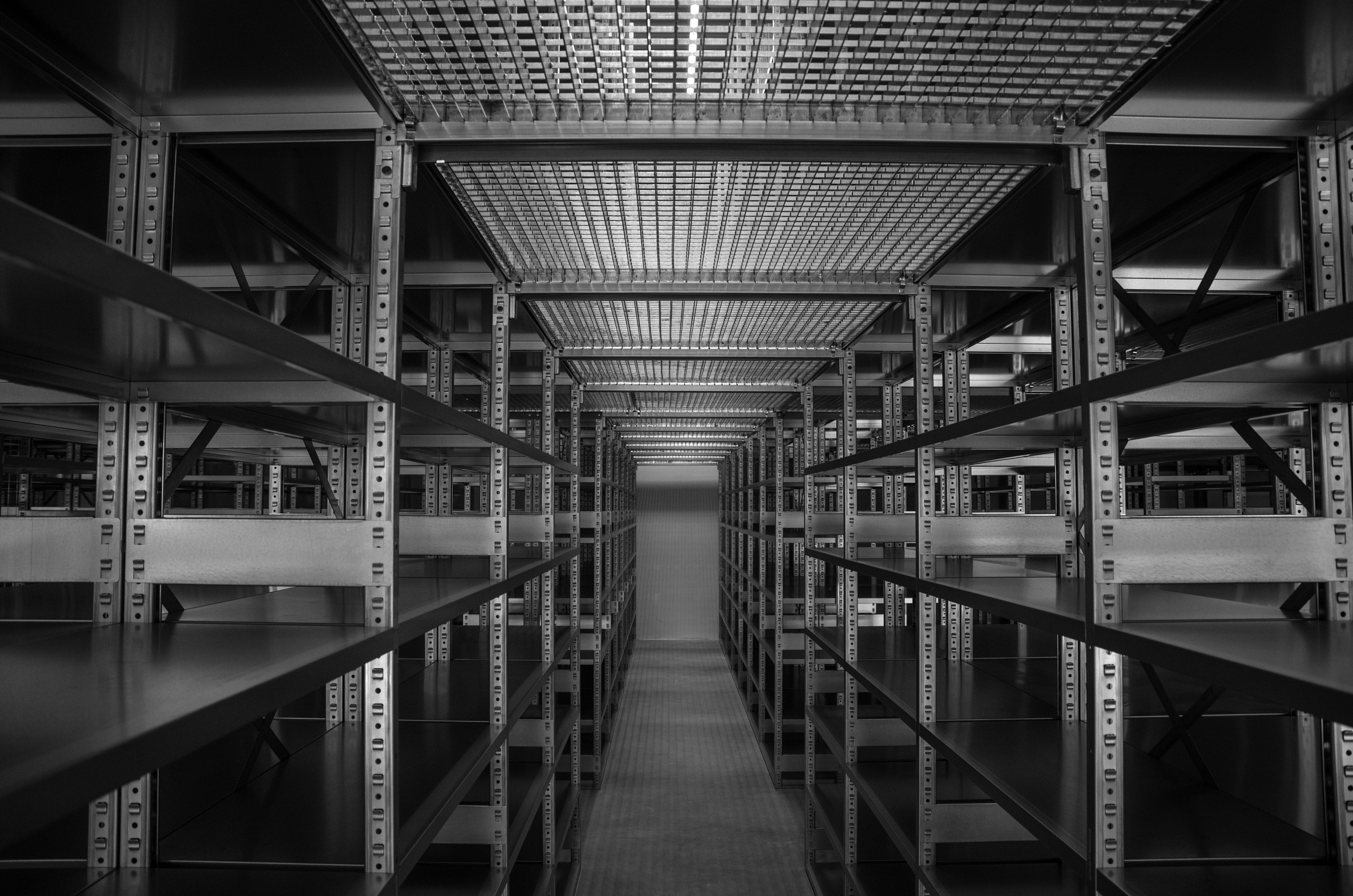 day, reflection, building, steel art, modern, metal, pattern, shelf, diminishing perspective, background, direction, 4K, vanishing point, stock, bridge, HD Wallpaper