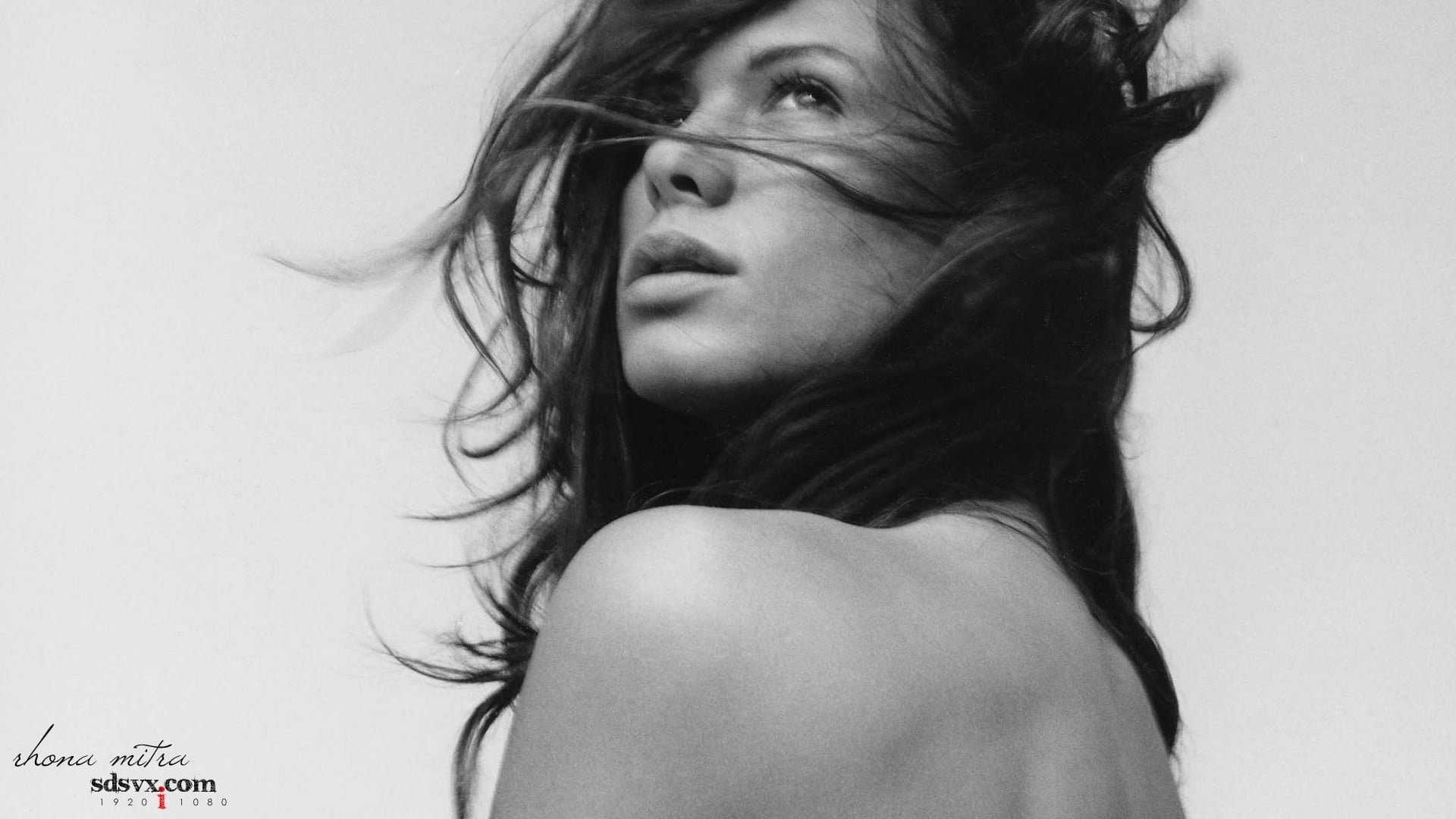 bare shoulders, celebrity, one person, hair, hairstyle, beauty, wind, headshot, beautiful woman, young adult, face, human hair, adult, human body part, HD Wallpaper