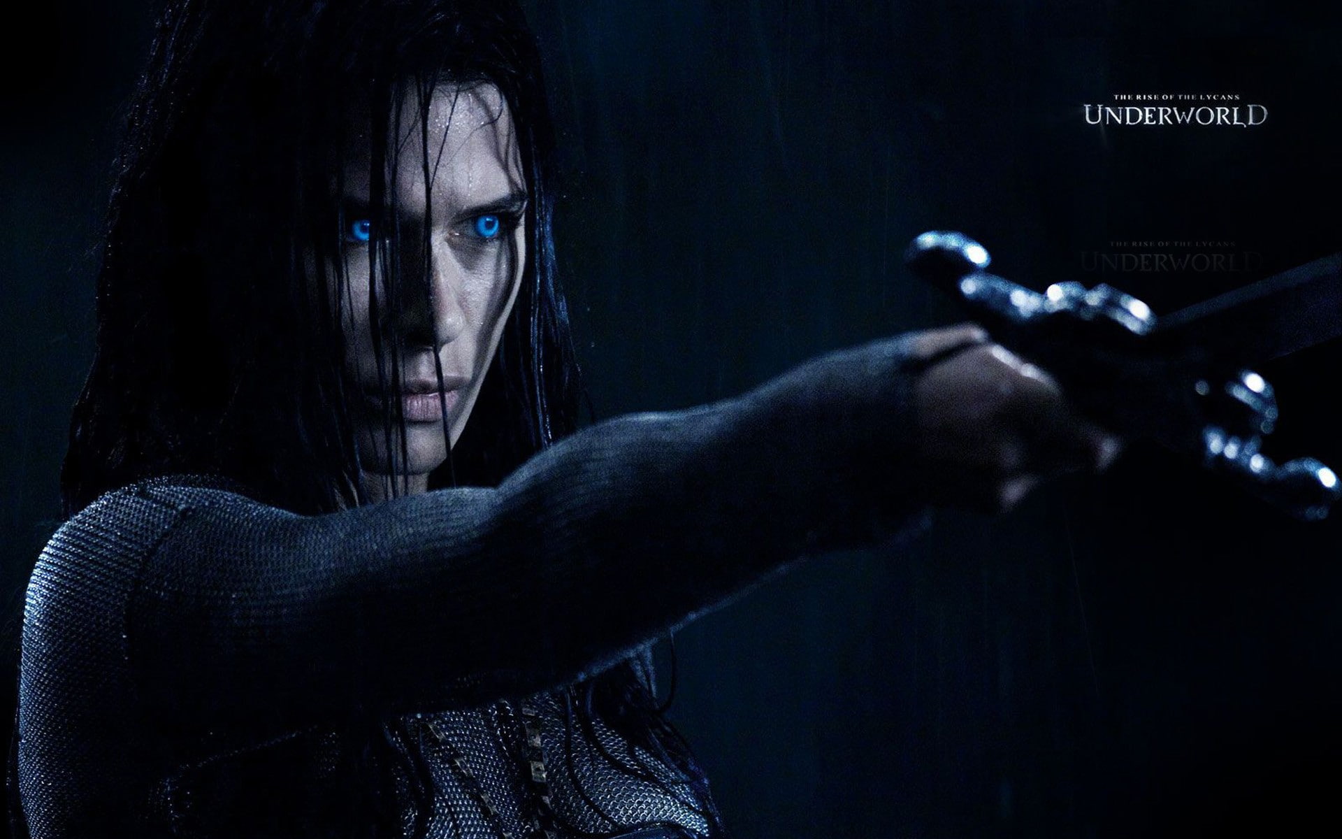 women, rise, 1080P, rhona, underworld, vampires, movies, mitra, brunettes, lycans, celebrity, HD Wallpaper