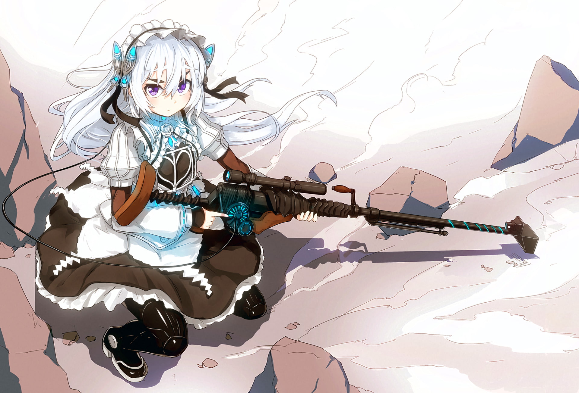 1080P, Anime, Chaika -The Coffin Princess-, Chaika Trabant, HD Wallpaper