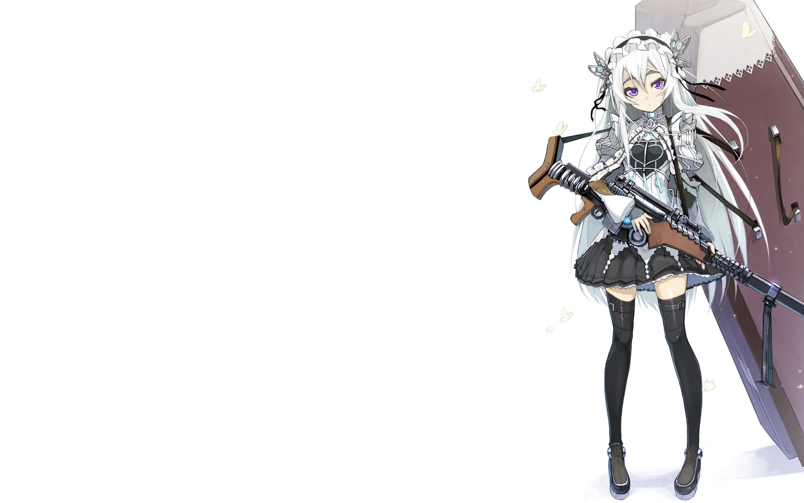 leisure activity, indoors, futuristic, character, studio shot, dress, one Person, creativity, white, characters, young adult, sword, girl, people, men, HD Wallpaper