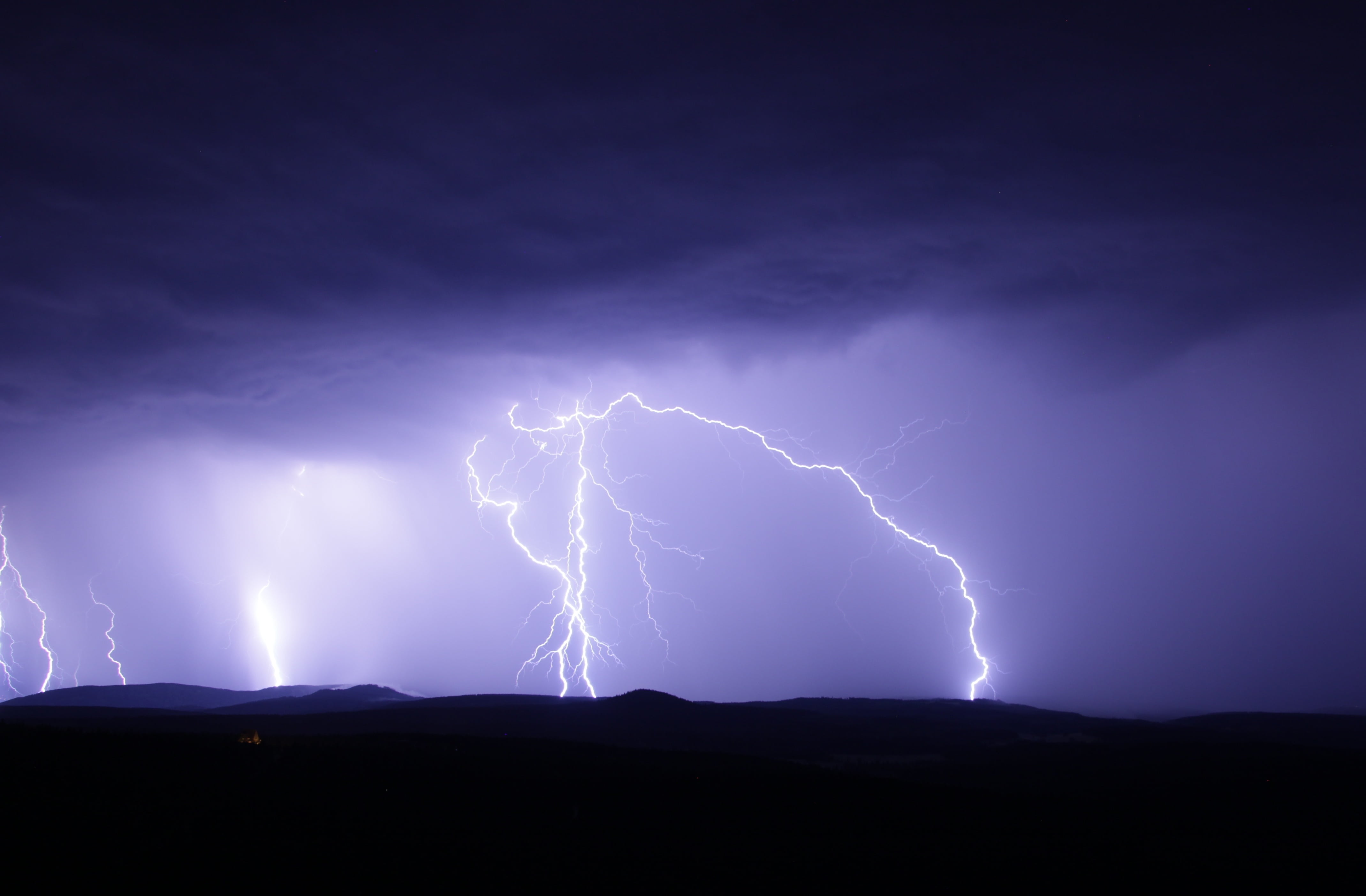 dark, ominous, storm cloud, environment, warning sign, power, 4K, clouds, sky, night, electricity, nature, danger, photo, ore mountains, landscape, sign, HD Wallpaper