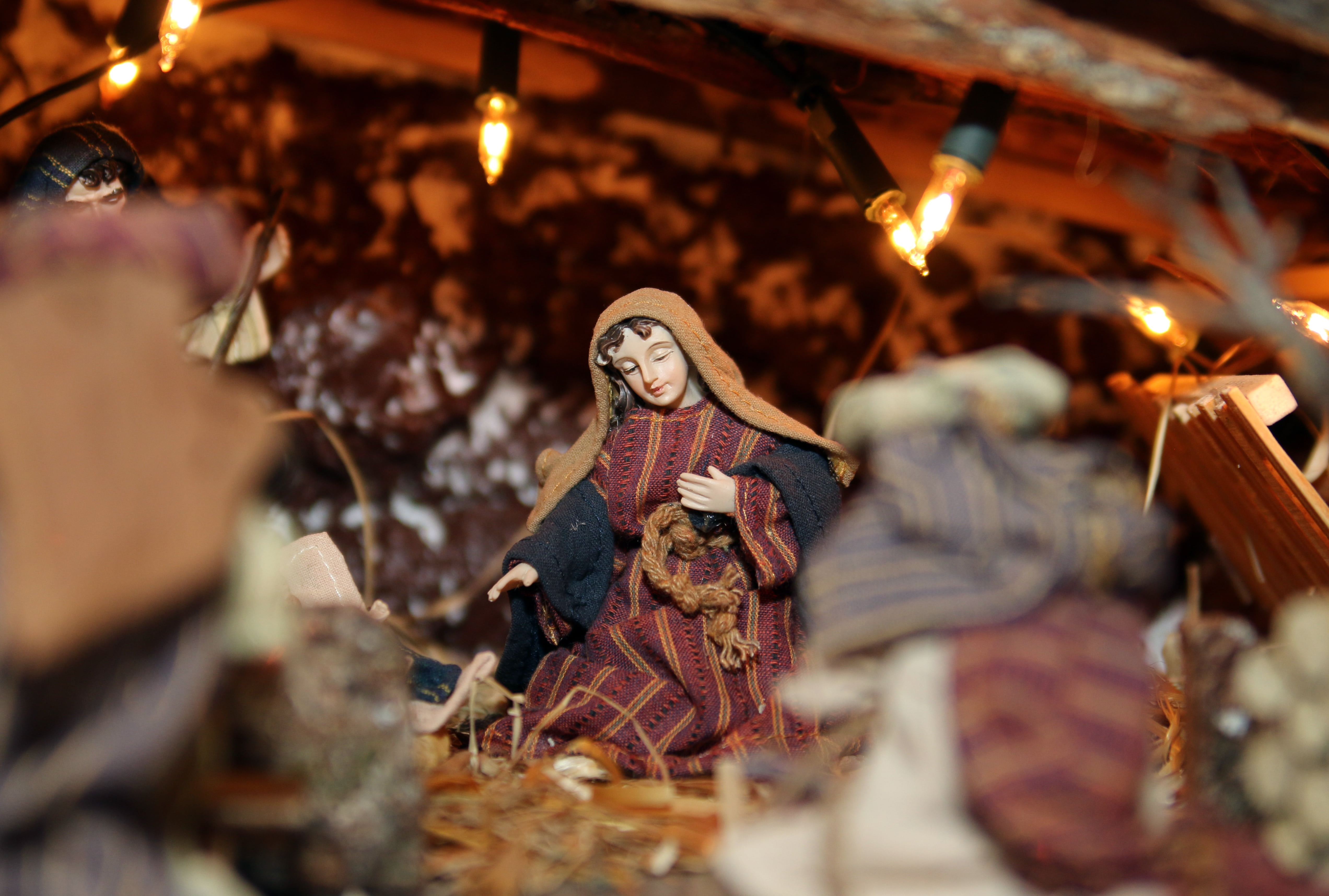 stall, figurine, representation, scene, figure, santon, christmas decoration, crib, spirituality, decor, religion, celebration, holzfigur, art, burning, HD Wallpaper