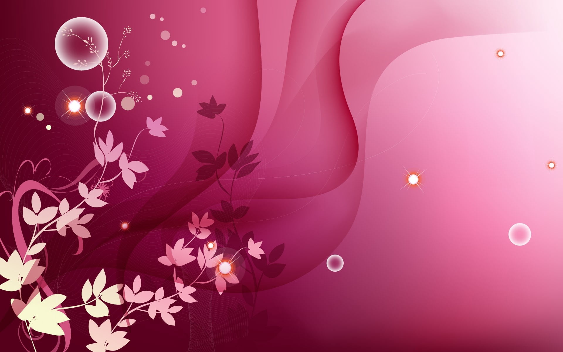 drawing, computer Graphic, no people, christmas, purple, close-up, 1080P, leaf, pattern, beauty, softness, floral, pink, digital composite, curve, backgrounds, HD Wallpaper